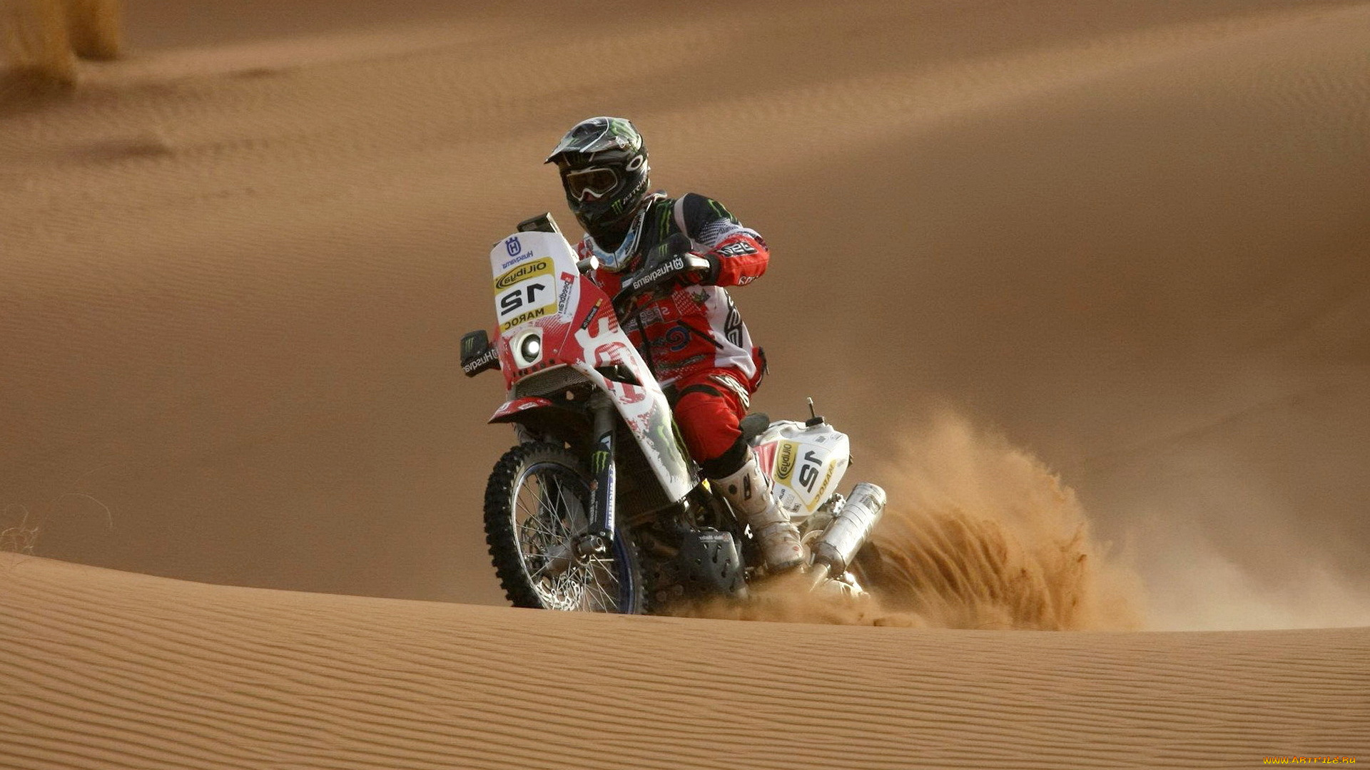 спорт, мотокросс, песок, гонки, мотоцикл