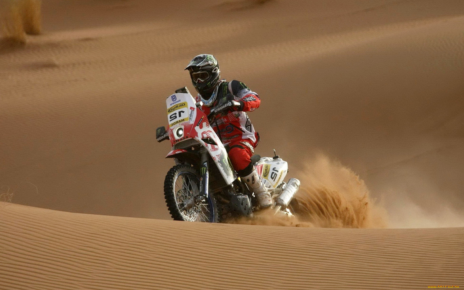 спорт, мотокросс, песок, гонки, мотоцикл