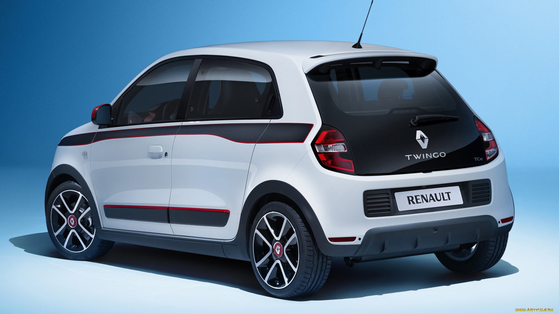 автомобили, renault, фон, twingo, 2014г, синий