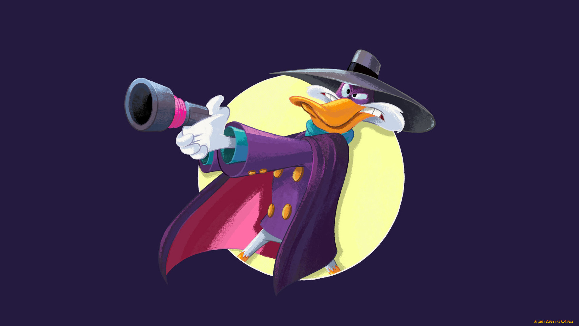 Черный, плащ, мультфильмы, darkwing, duck, darkwing, duck, Черный, плащ