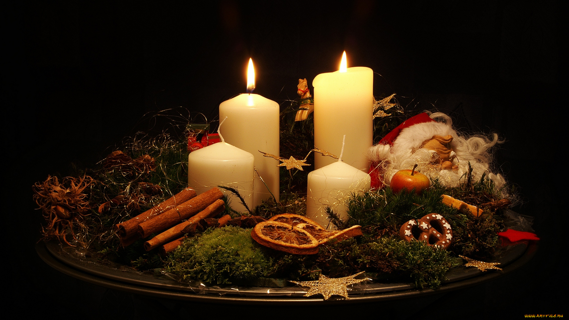 праздничные, угощения, свечи