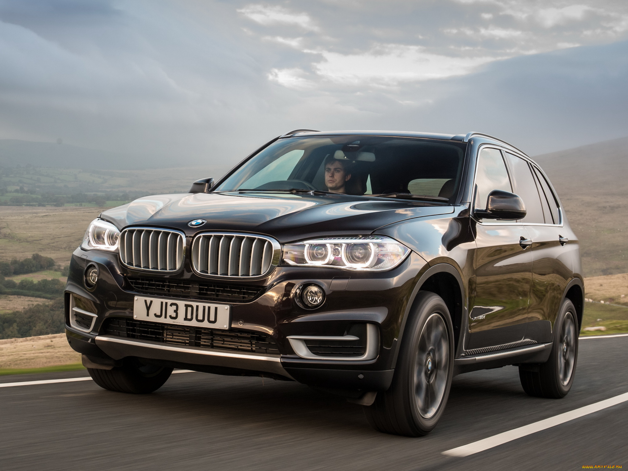 автомобили, bmw, x5, темный, 2014, f15, uk-spec, xdrive30d