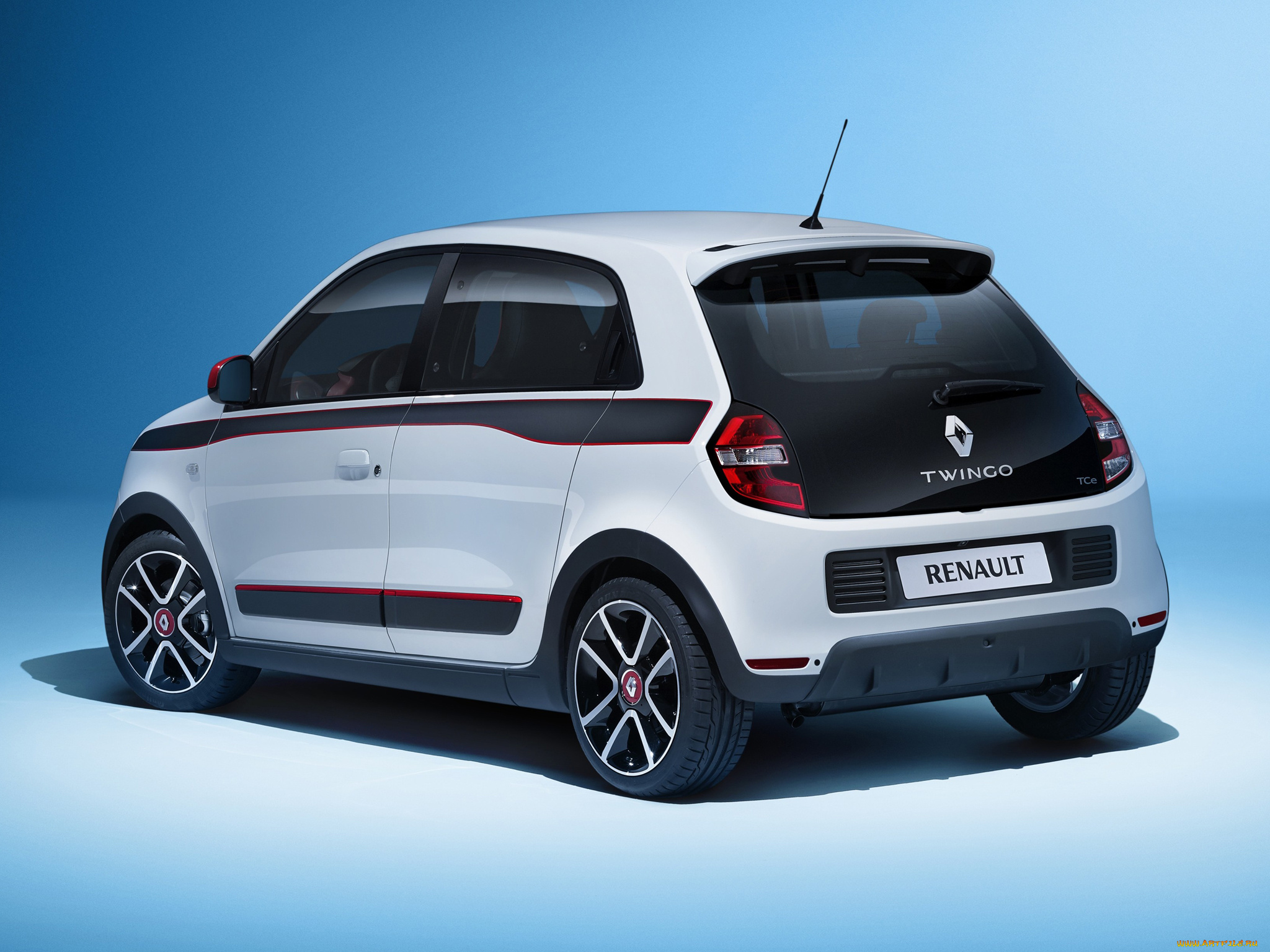 автомобили, renault, фон, twingo, 2014г, синий