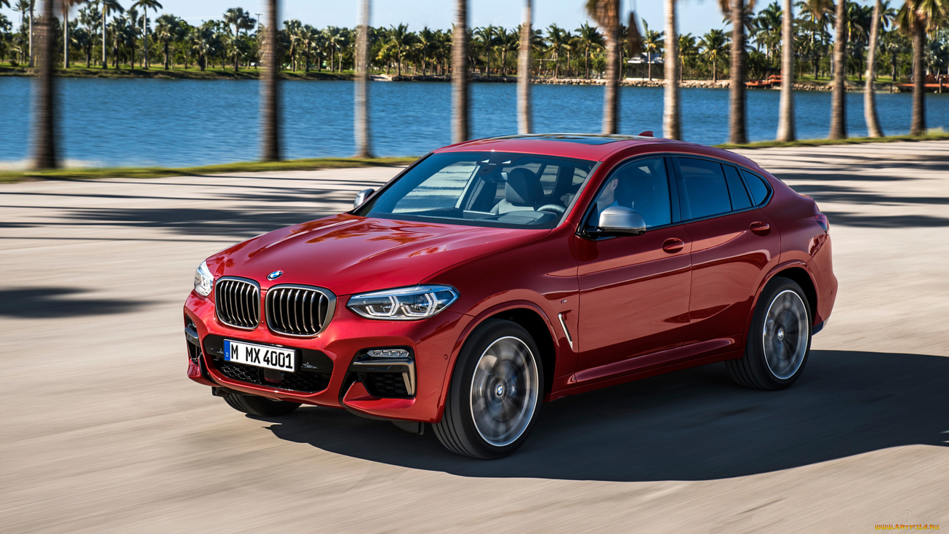 bmw, x4, m40d, 2019, автомобили, bmw, x4, m40d, 2019, red