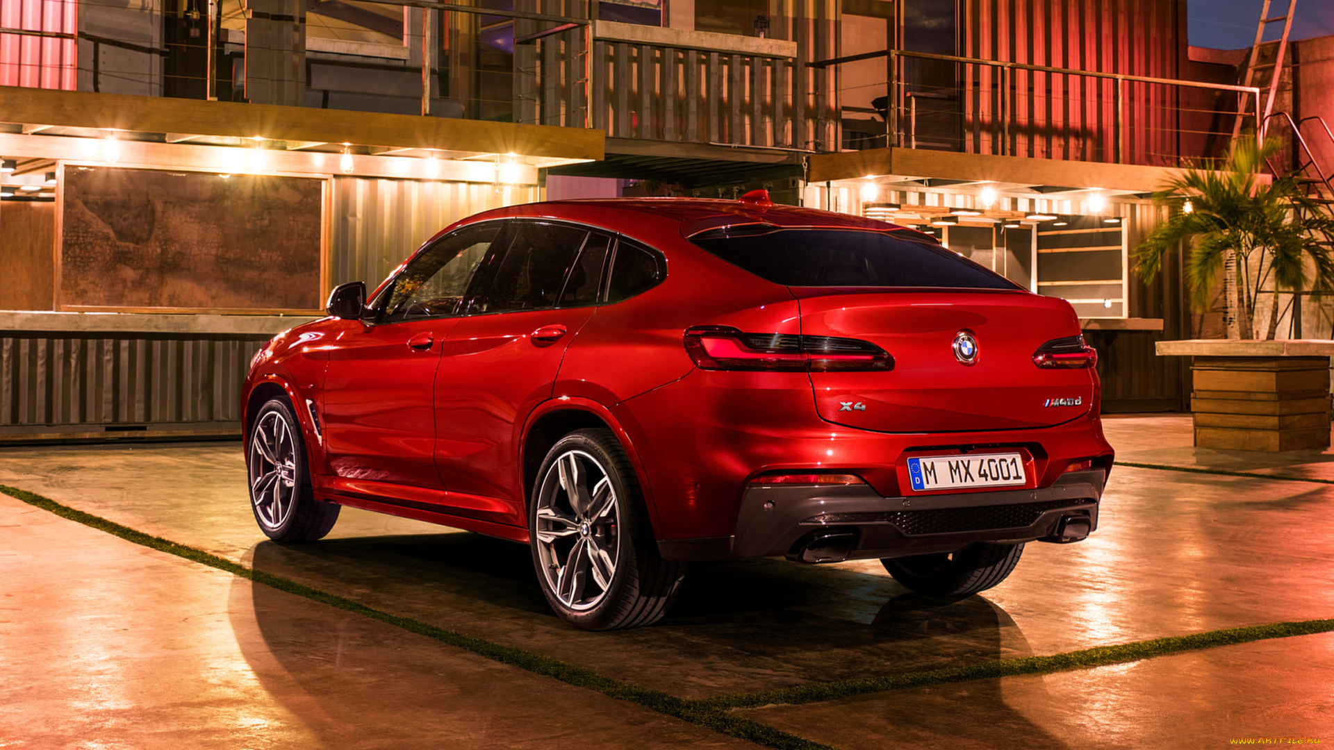 bmw, x4, m40d, 2019, автомобили, bmw, x4, m40d, 2019, red