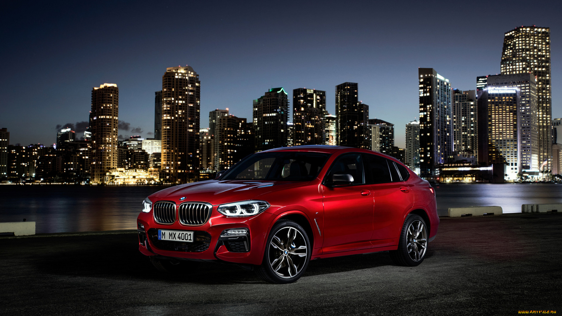 bmw, x4, m40d, 2019, автомобили, bmw, x4, m40d, 2019, red