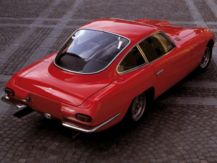 Картинка lamborghini+350+gt+1965 автомобили alfa+romeo lamborghini 350 gt 1965