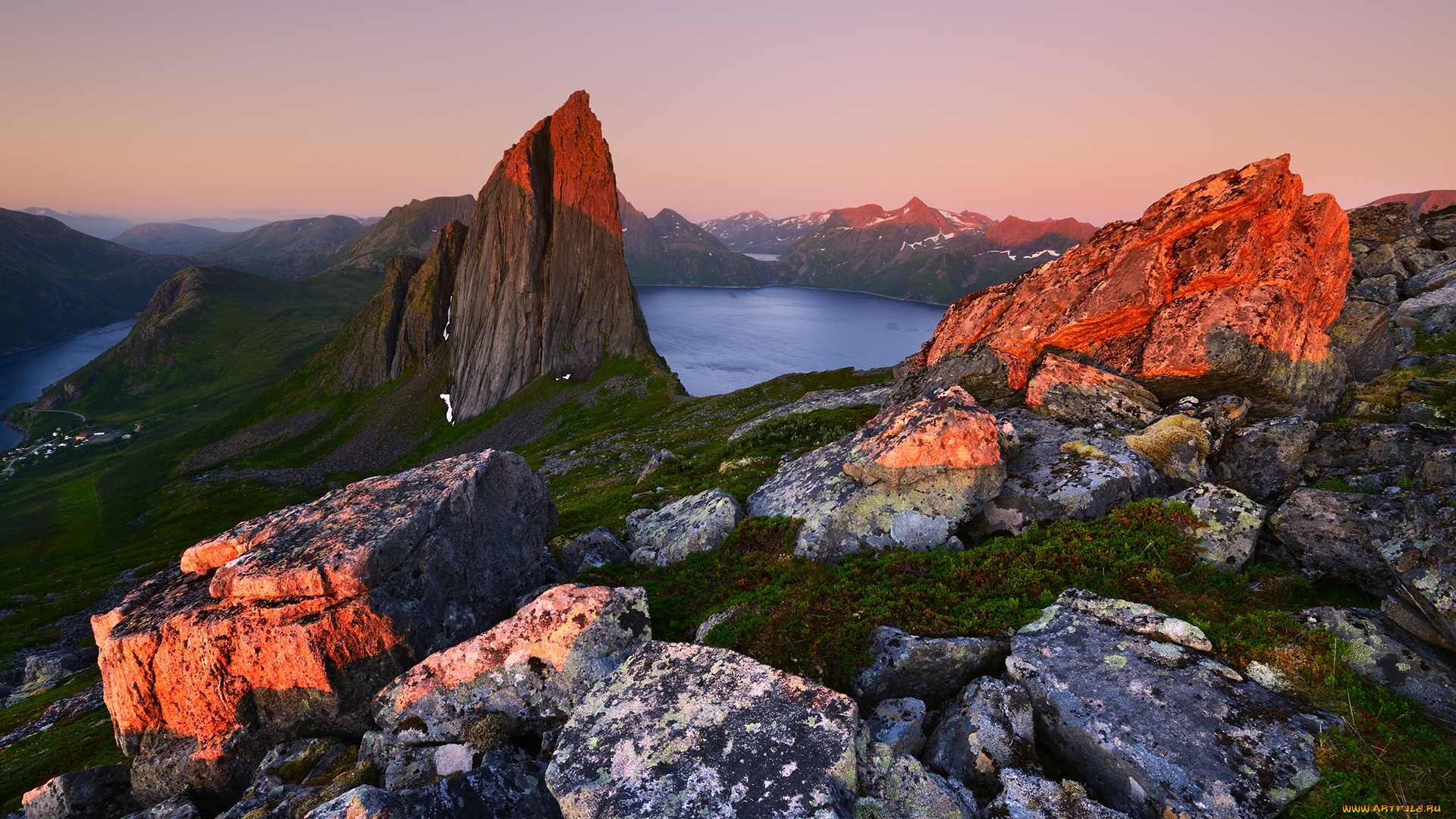 природа, горы, норвегия