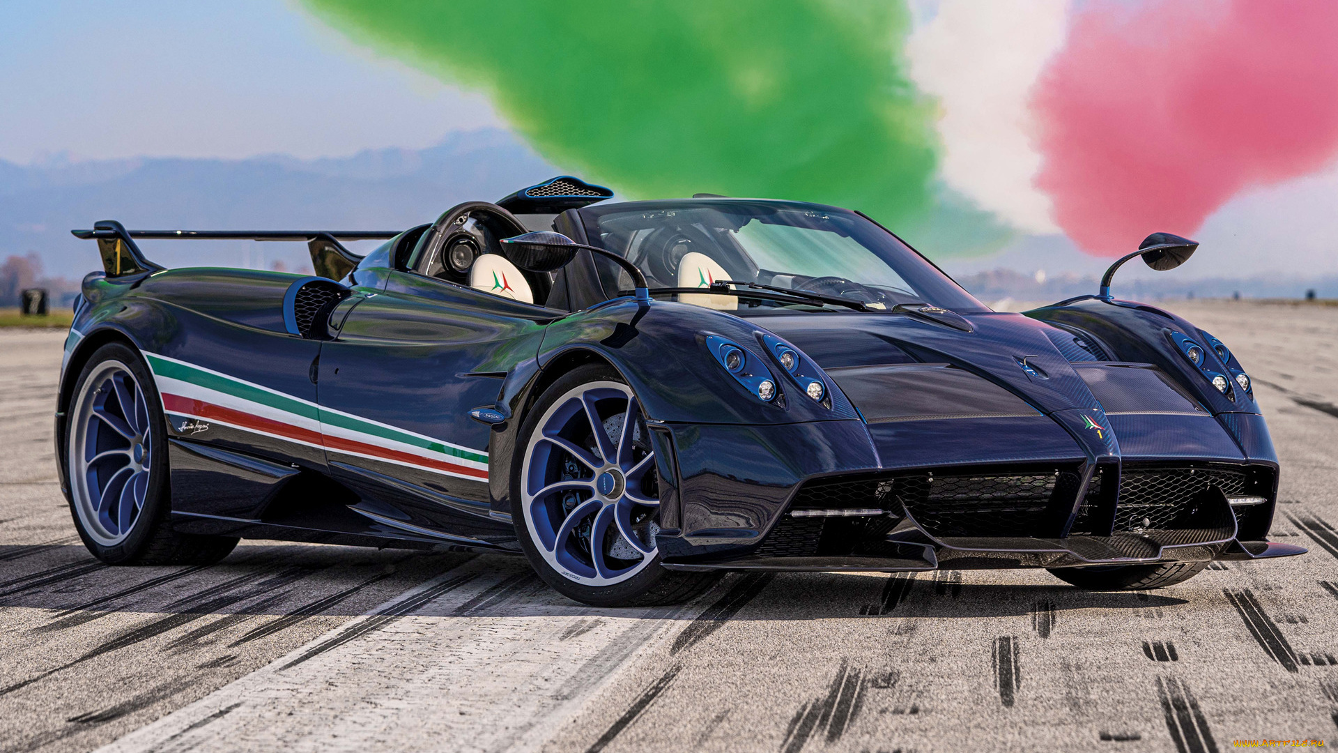 pagani, huayra, roadster, tricolore, 2020, автомобили, pagani, huayra, roadster, tricolore, 2020