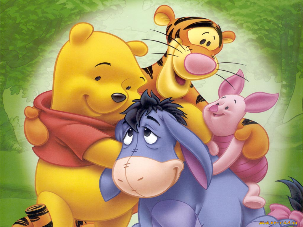 мультфильмы, winnie, the, pooh