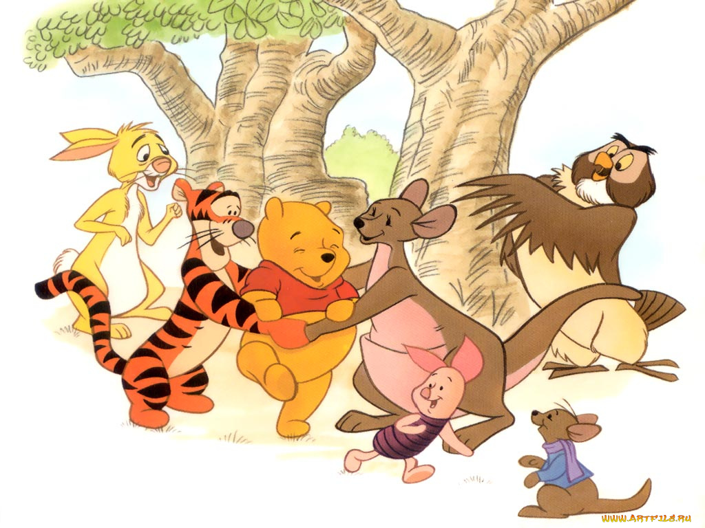 мультфильмы, winnie, the, pooh