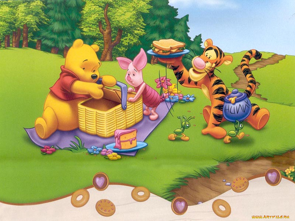 мультфильмы, winnie, the, pooh