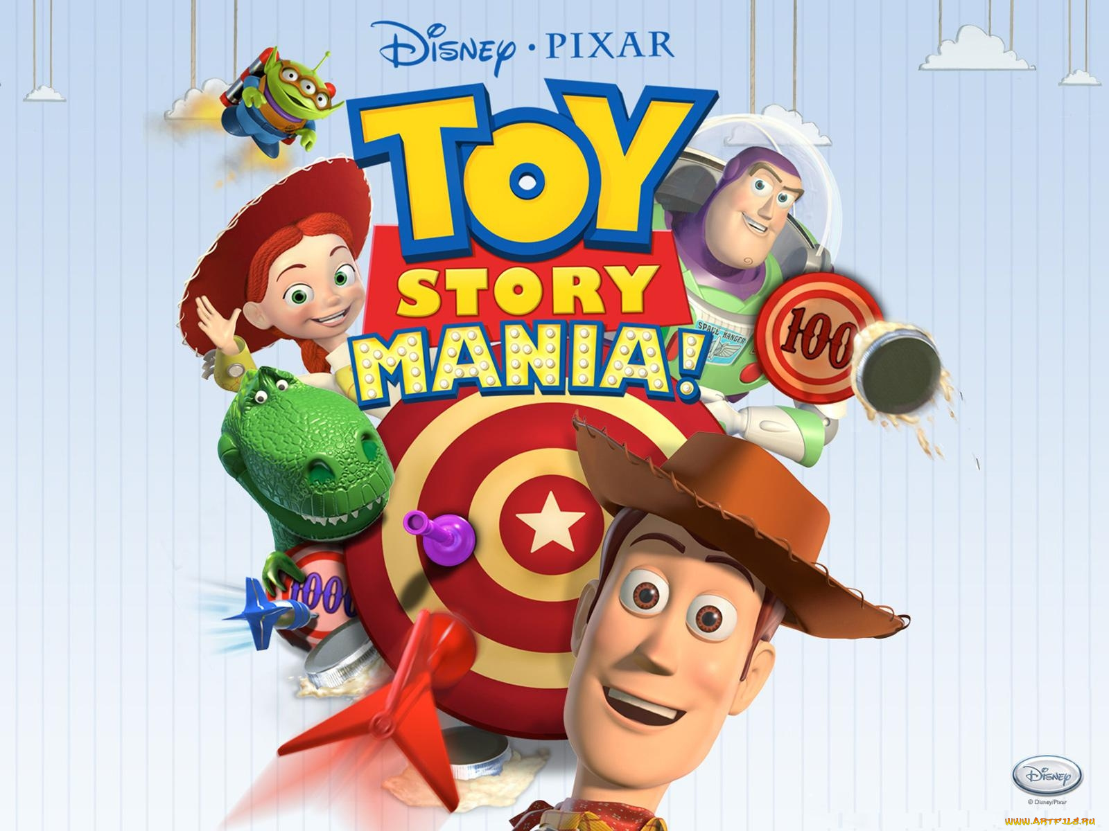 toy, story, mania, видео, игры