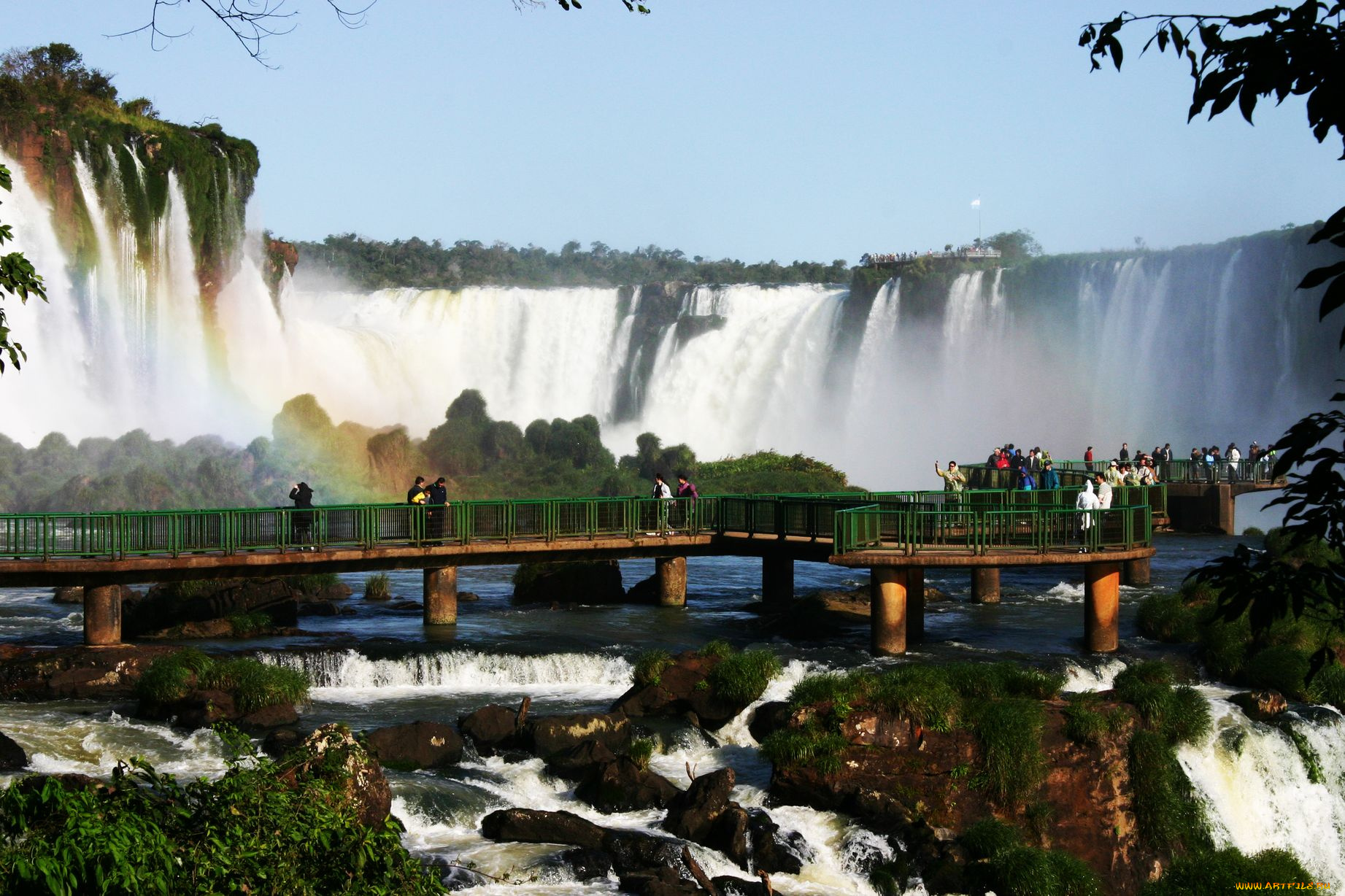 природа, водопады, foz, do, iguacu