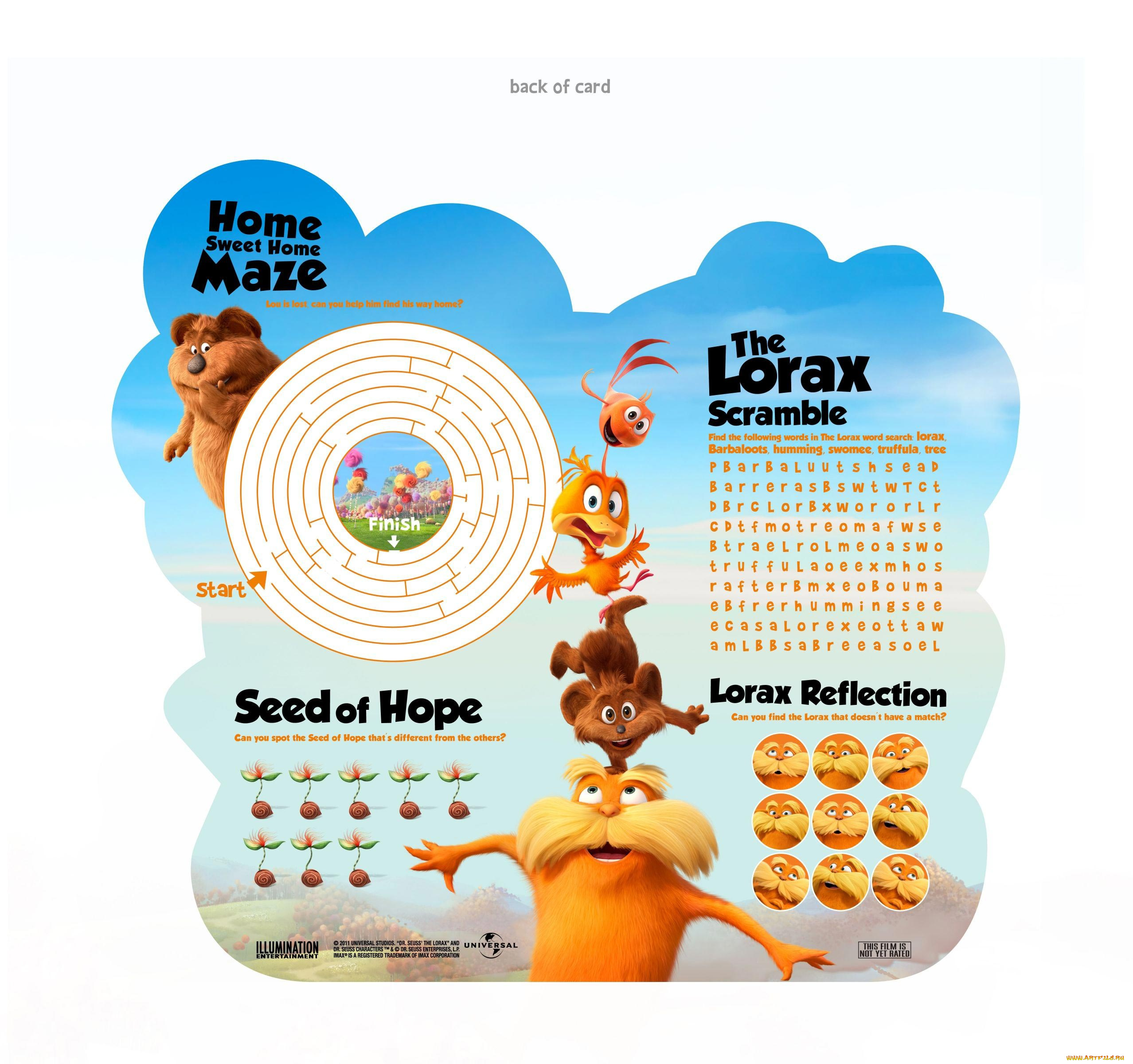 мультфильмы, dr, seuss`, the, lorax, лоракс