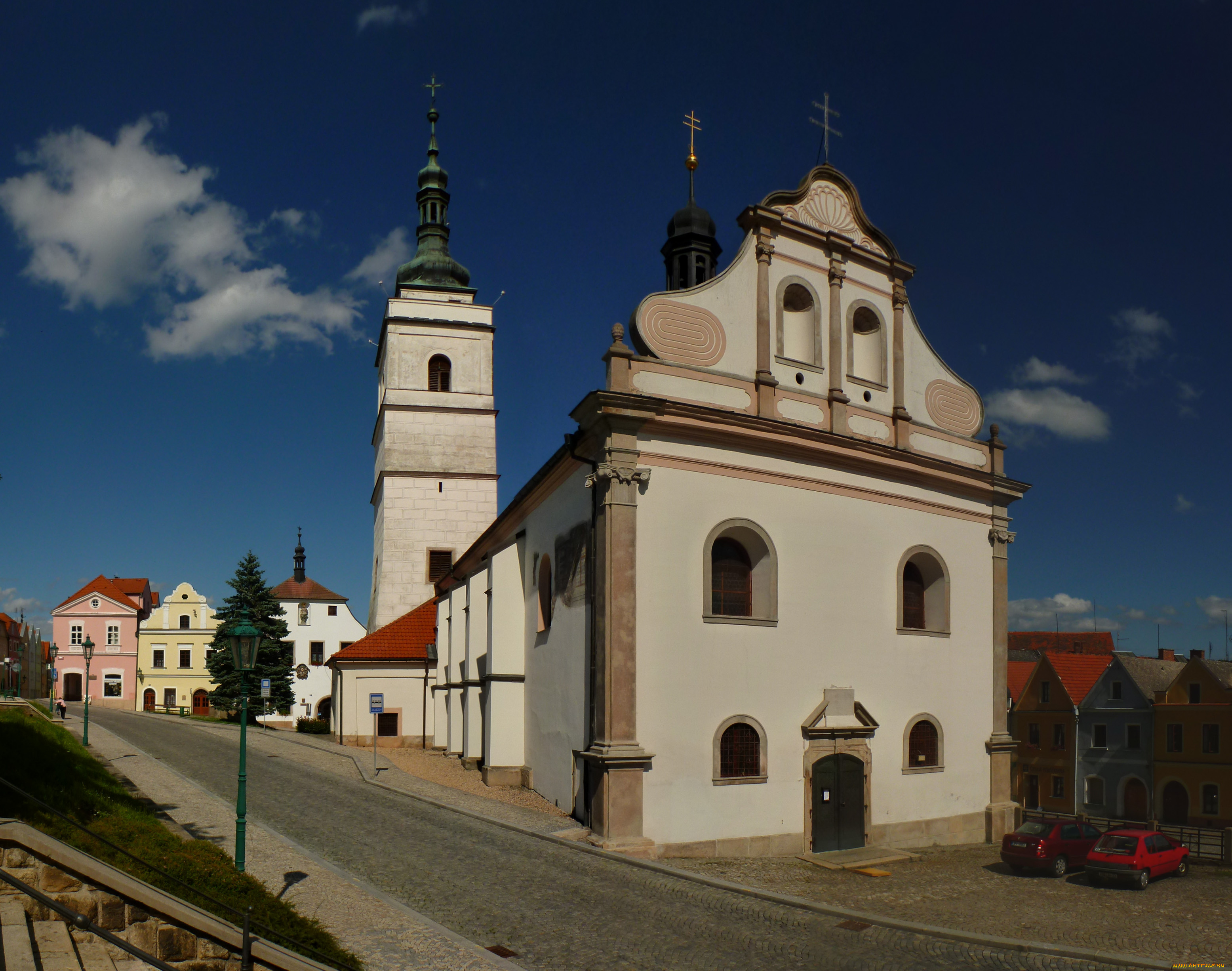 костел, св, петра, павла, города, католические, соборы, костелы, аббатства, Чехия