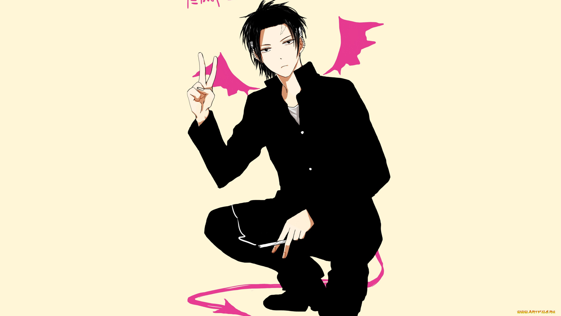 аниме, beelzebub, takamiya, shinobu