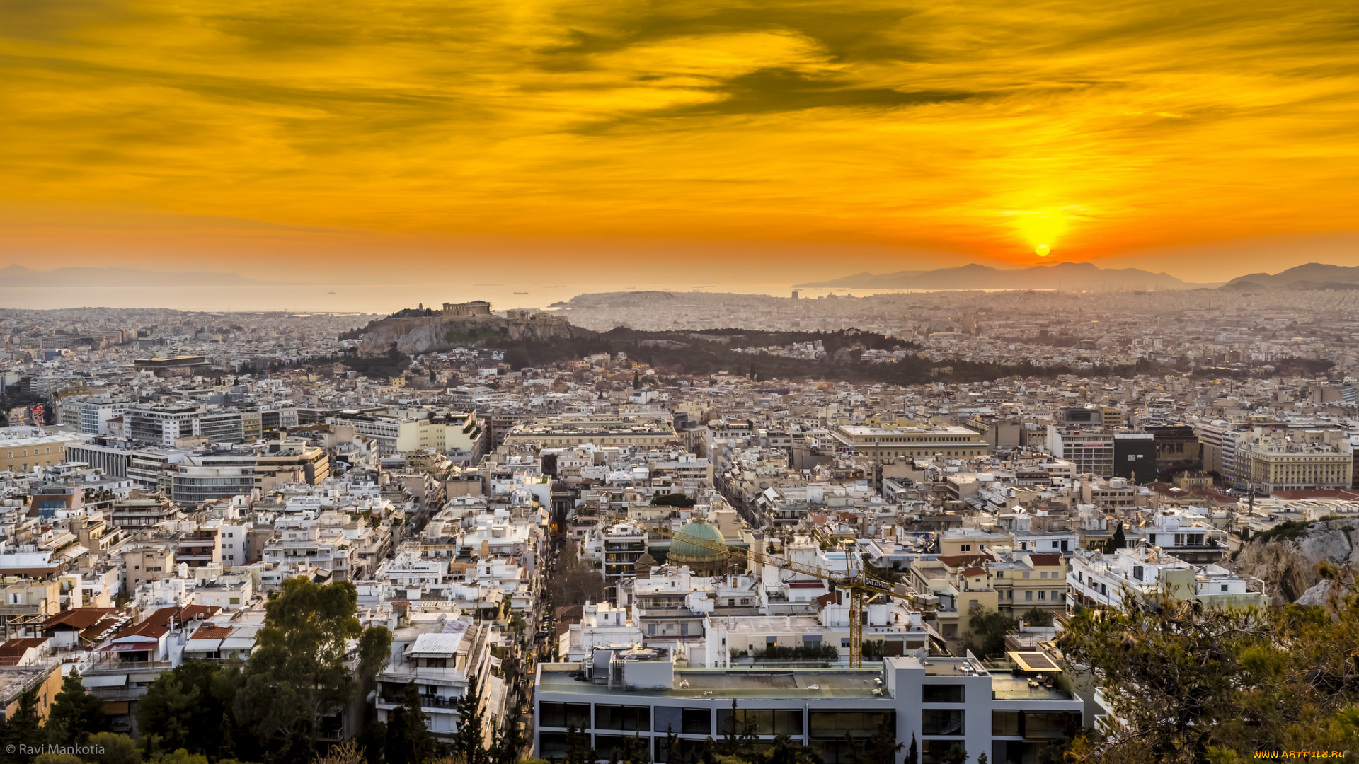 athens, greece, города, афины, , греция, рассвет