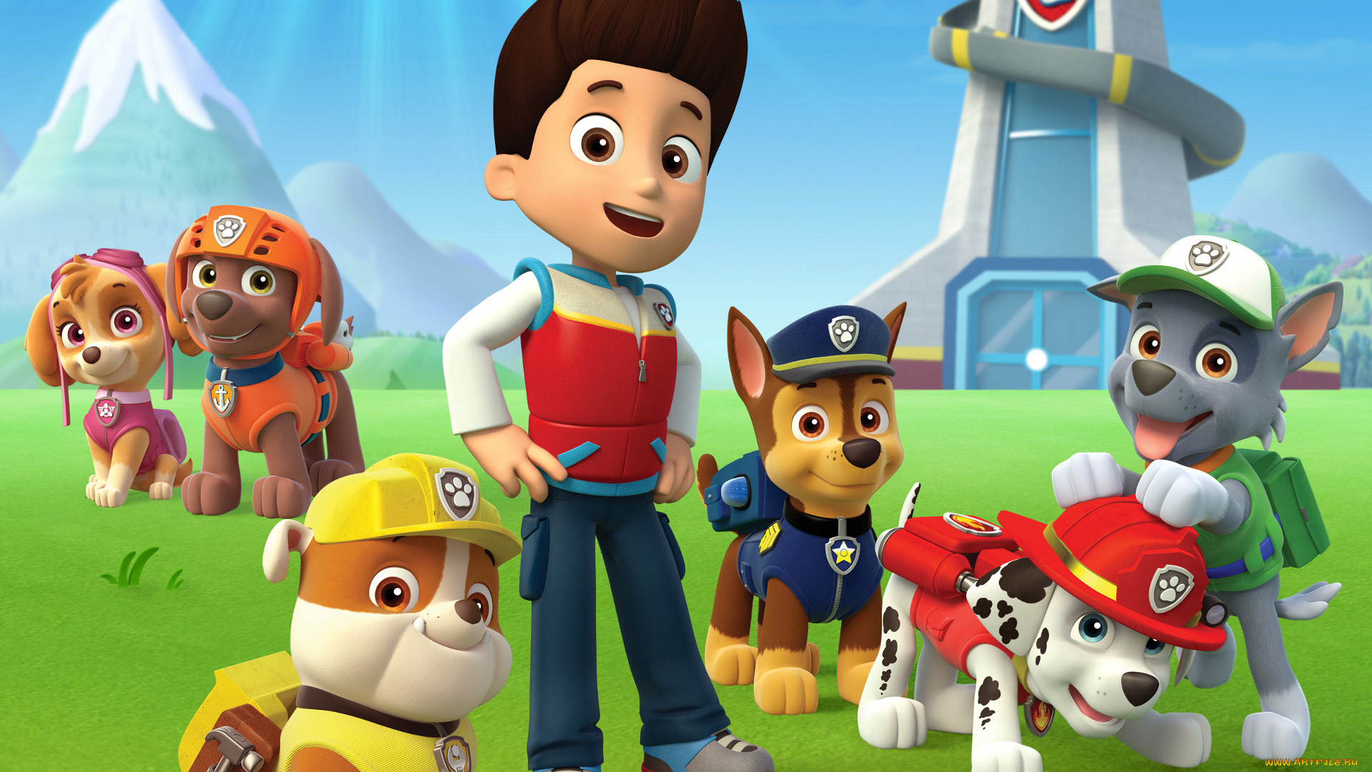 paw, patrol, , , «щенячий, патруль», мультфильмы, paw, patrol, персонажи