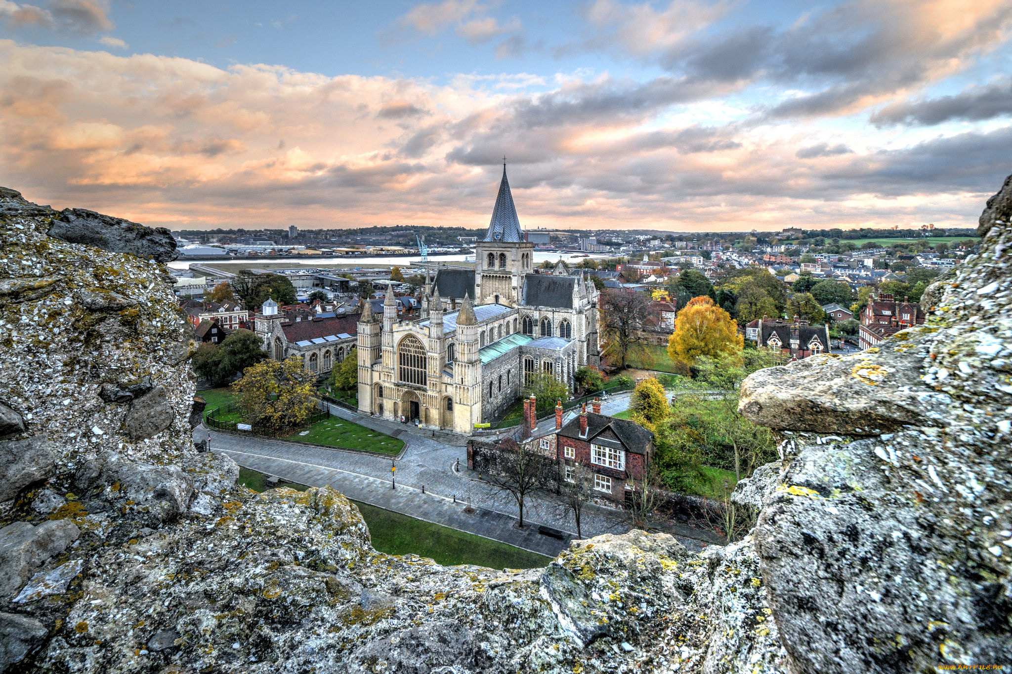 rochester, cathedral, города, -, католические, соборы, , костелы, , аббатства, храм