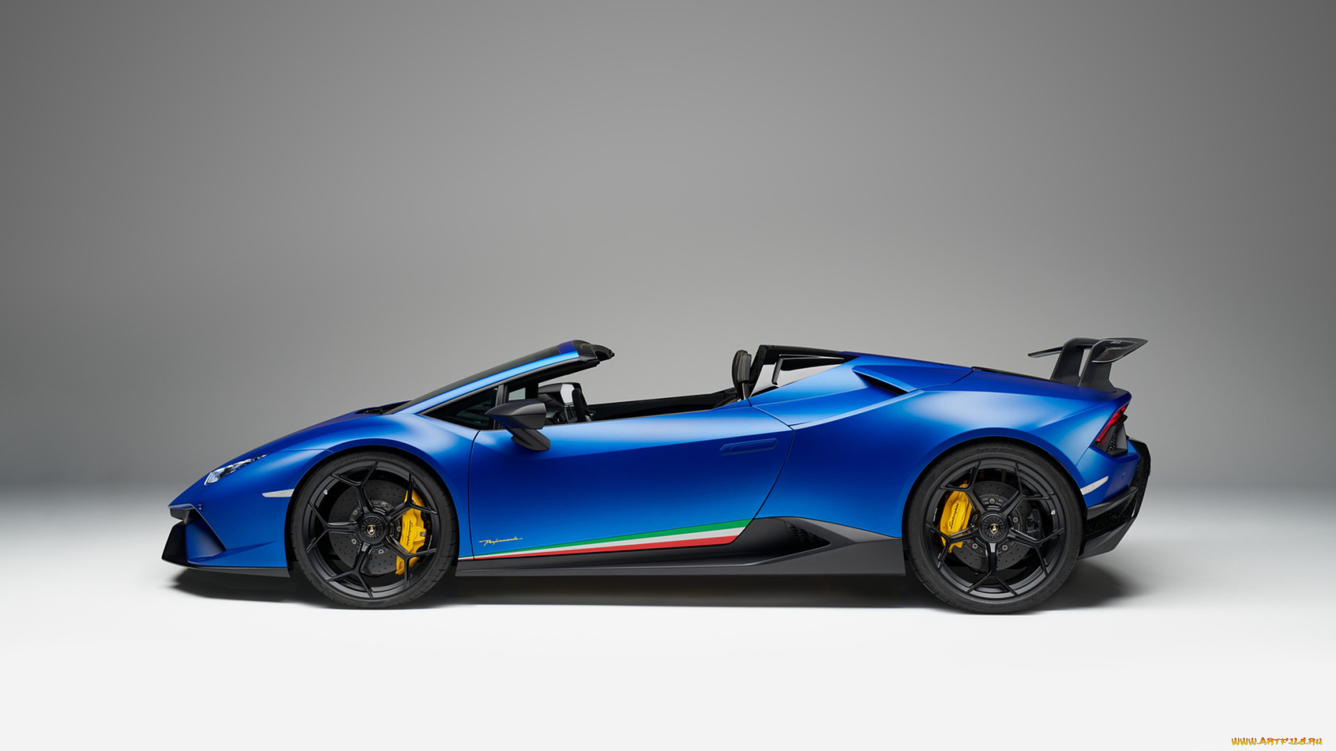 lamborghini, huracan, spyder, performante, 2019, автомобили, lamborghini, huracan, blue, 2019, performante, spyder