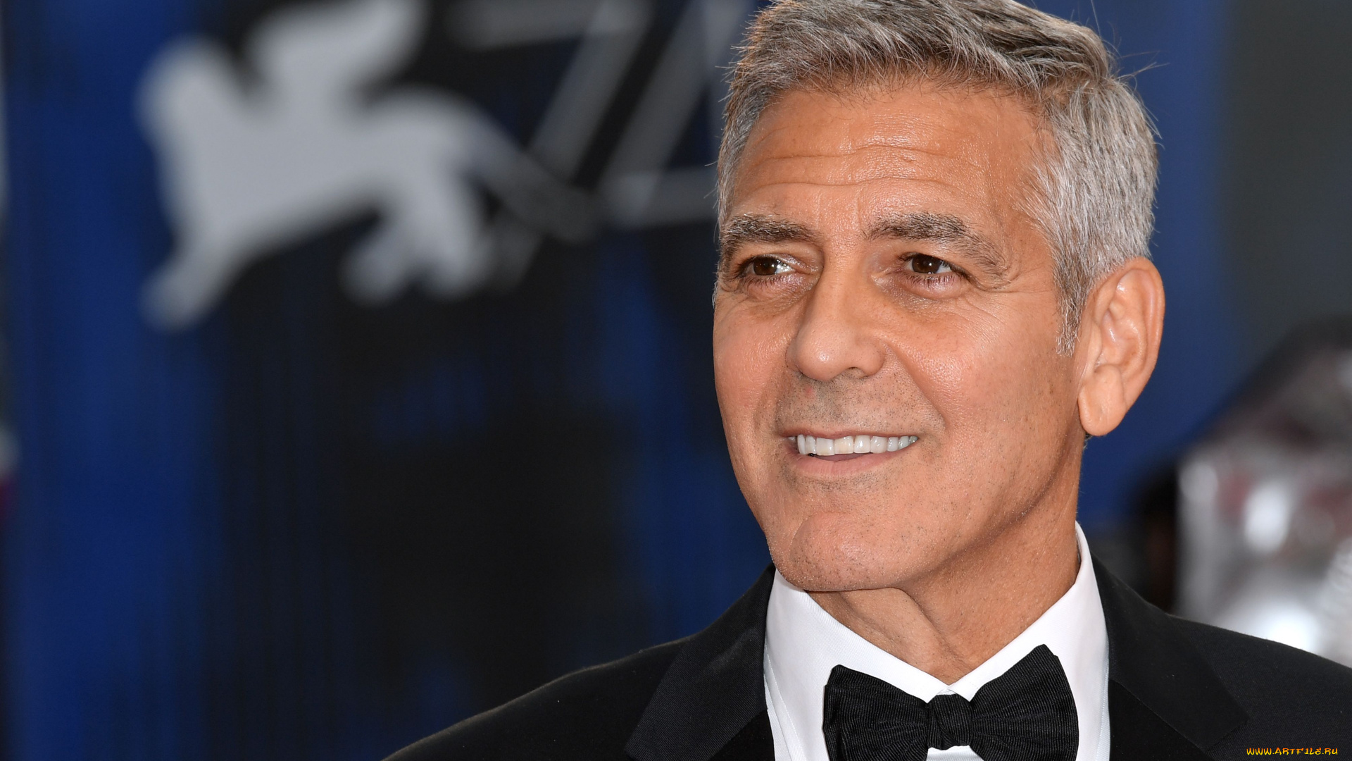 мужчины, george, clooney, актер, лицо, костюм