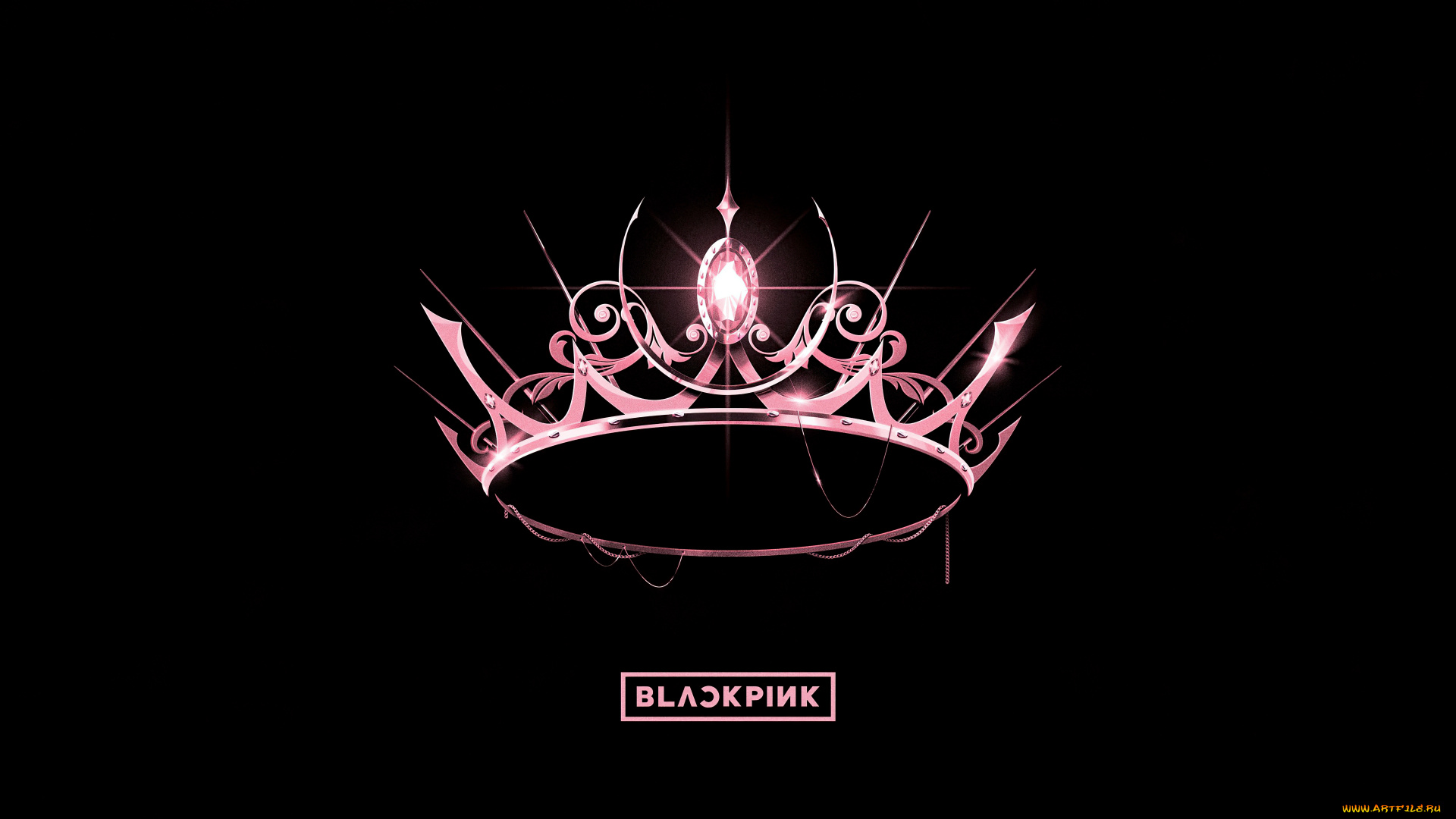 музыка, black, pink, blackpink, the, album, k-pop, кoрoна, минимализм