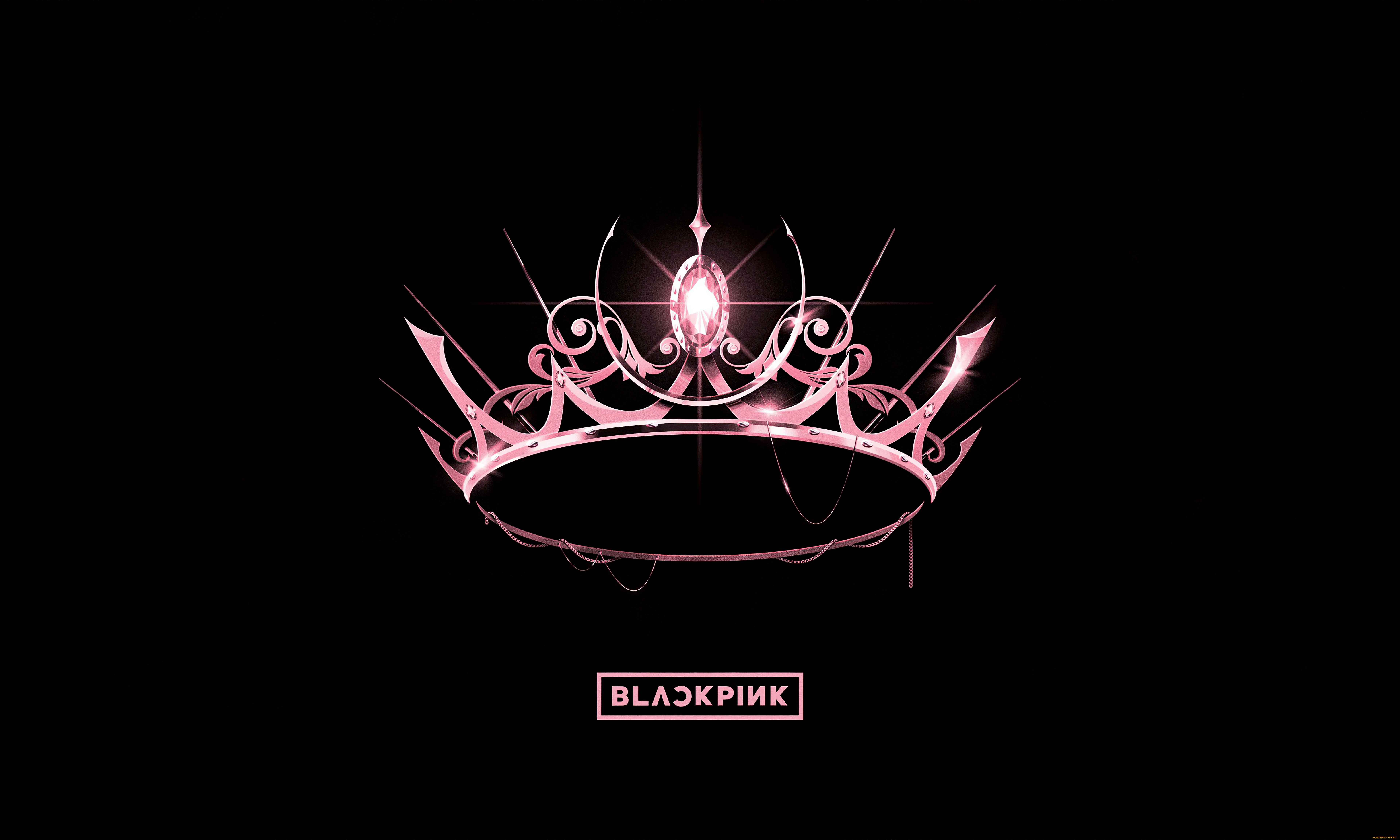 музыка, black, pink, blackpink, the, album, k-pop, кoрoна, минимализм