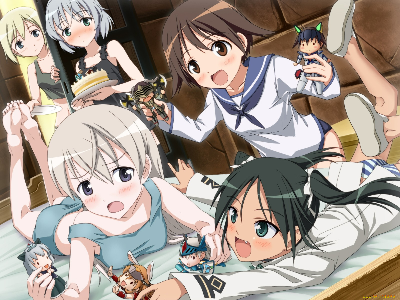 аниме, strike, witches