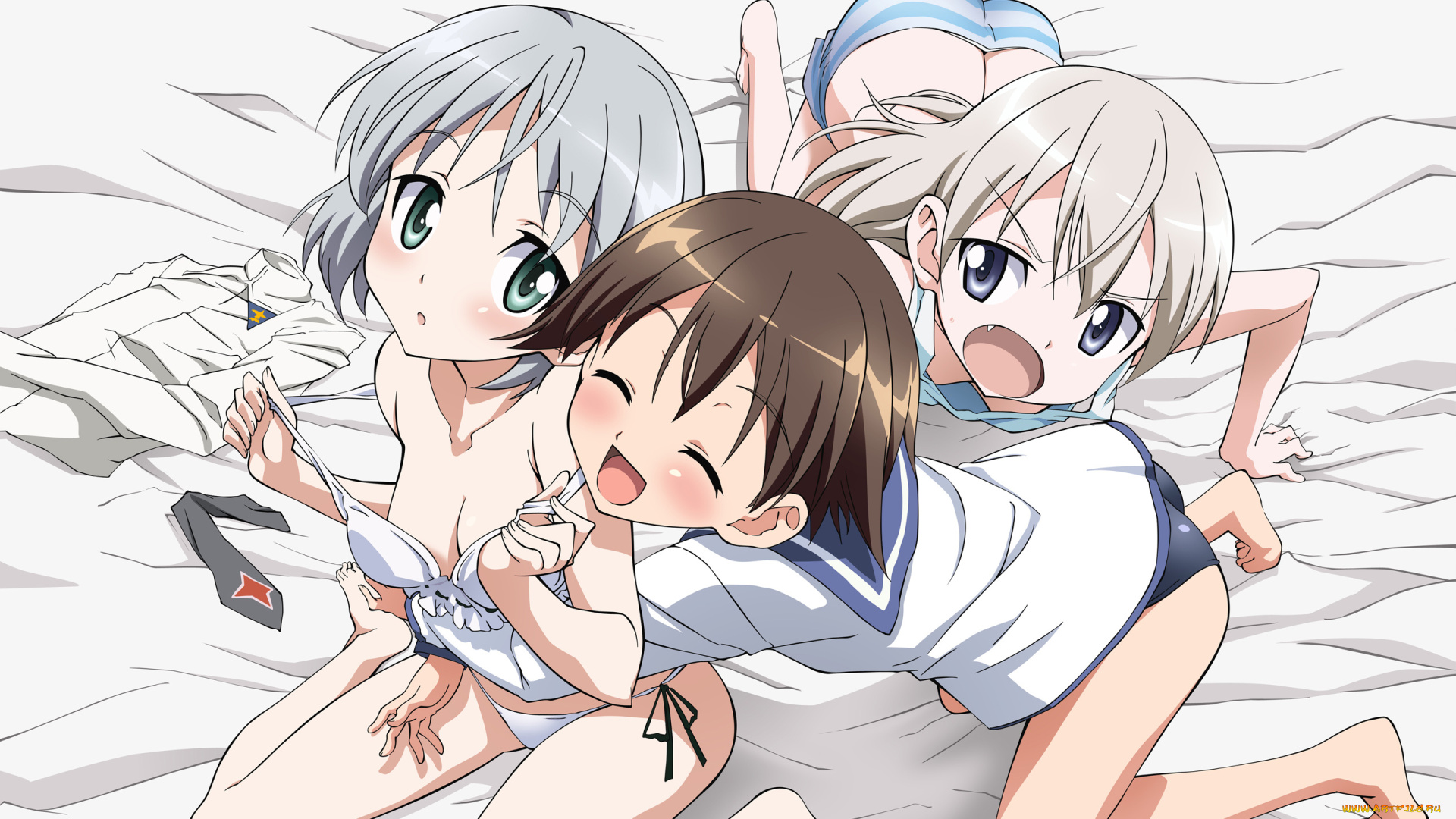 аниме, strike, witches