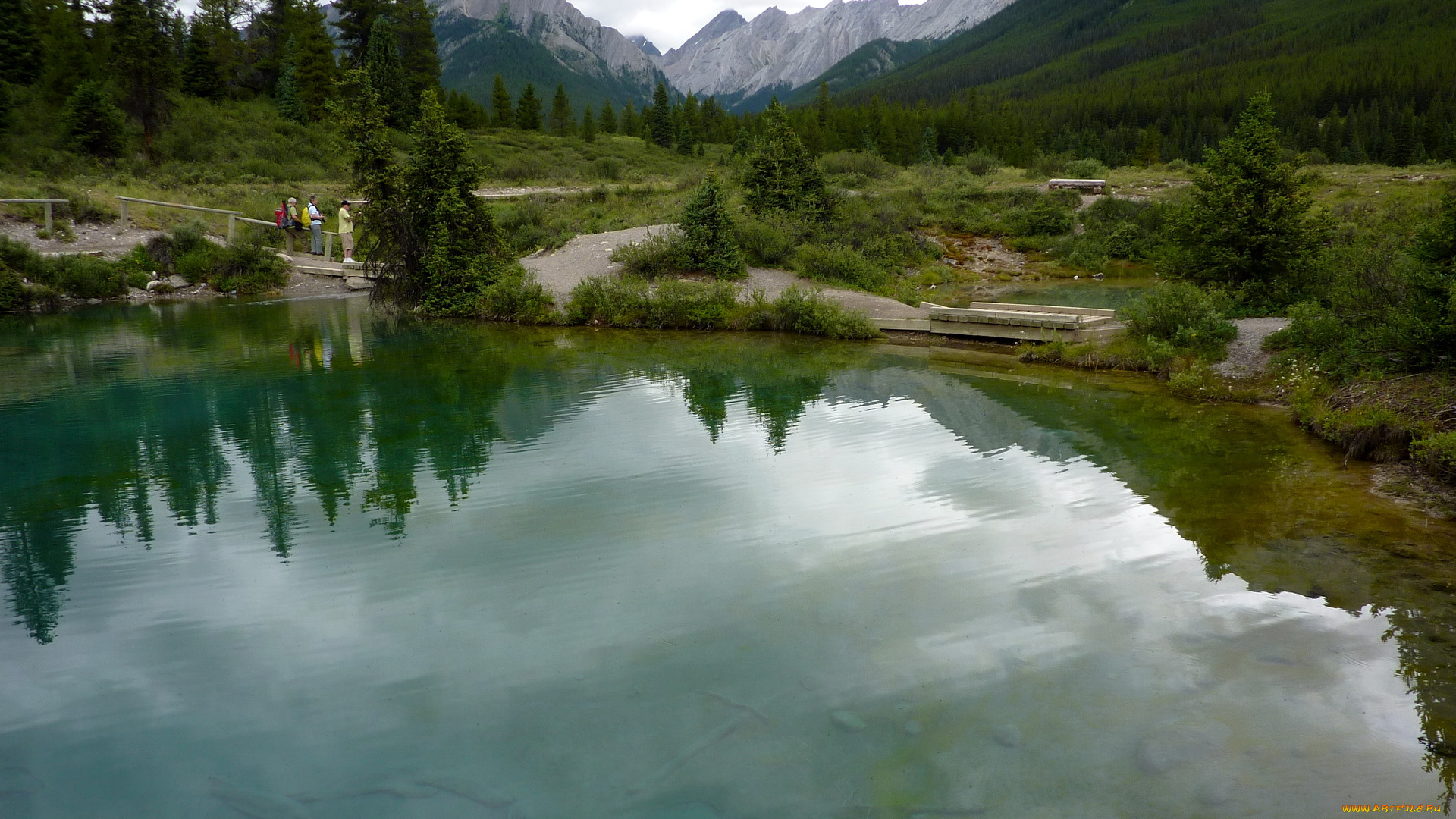 природа, реки, озера, banff, national, park, canadia