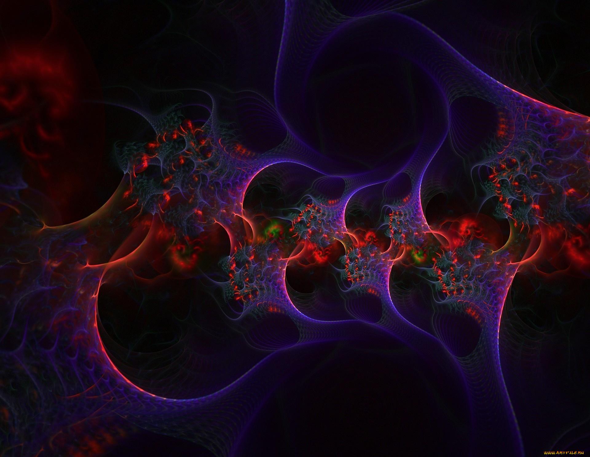 3д, графика, fractal, фракталы, узор, цвета, фон