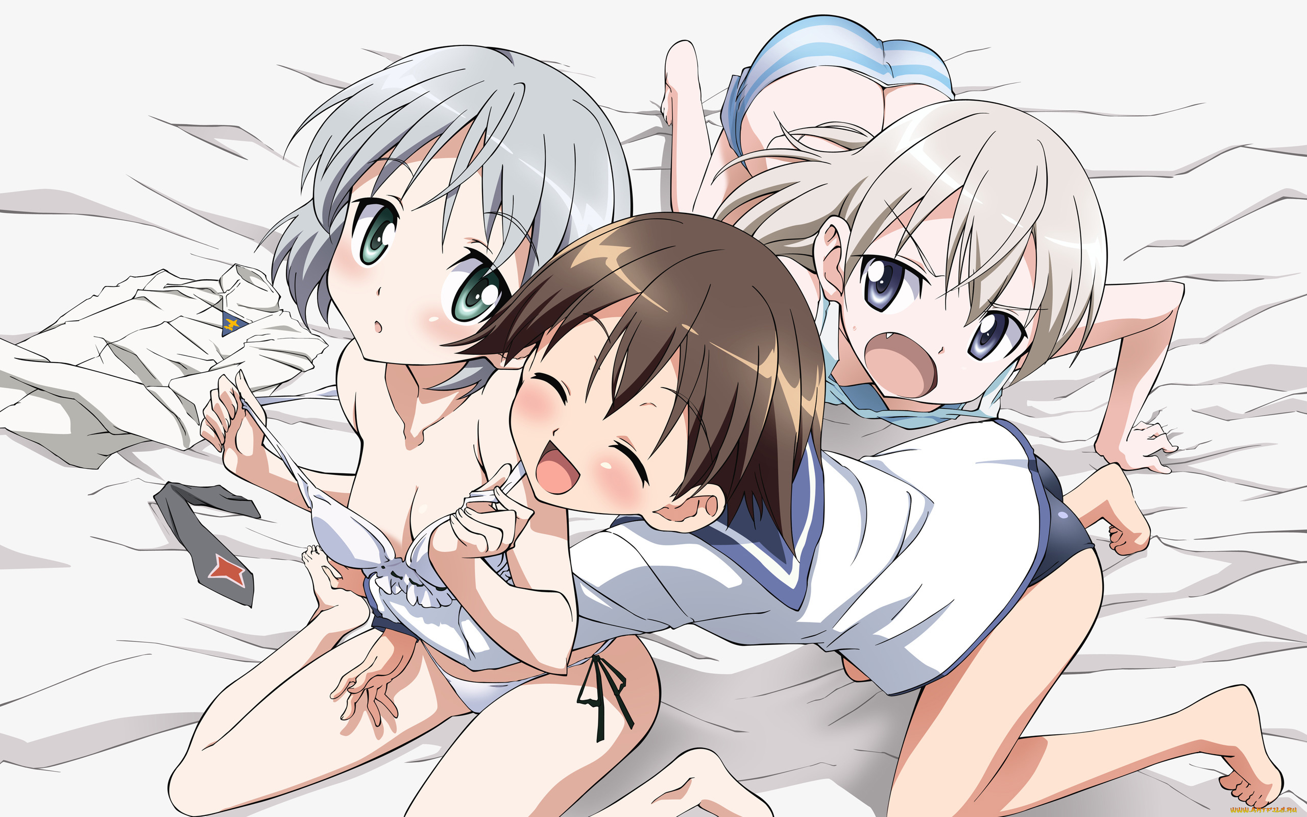 аниме, strike, witches