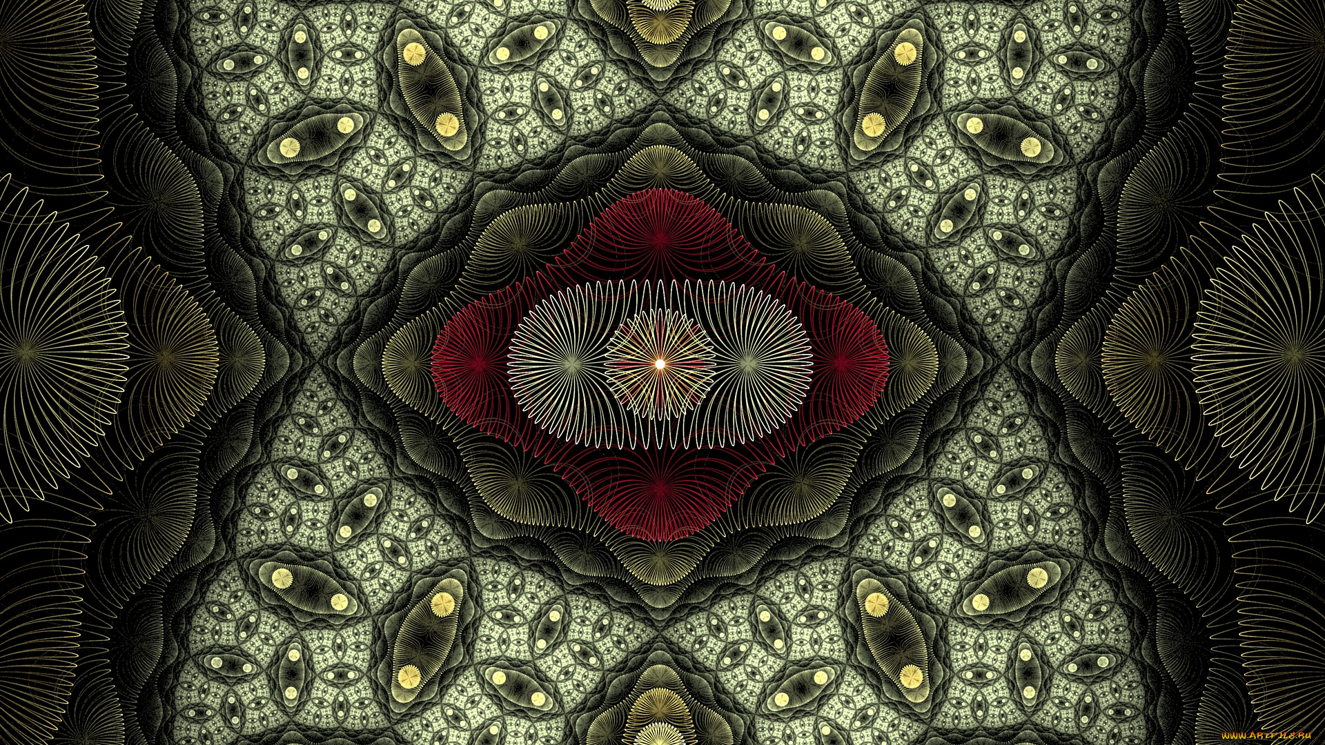 3д, графика, fractal, фракталы, фон