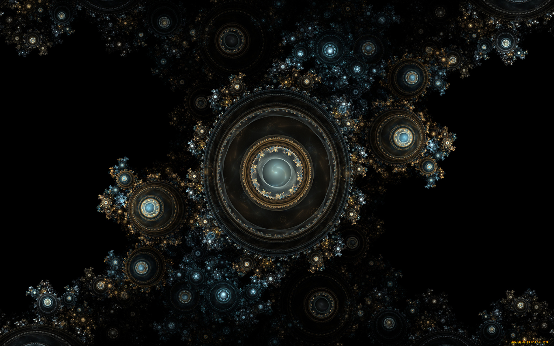 3д, графика, fractal, фракталы, фон