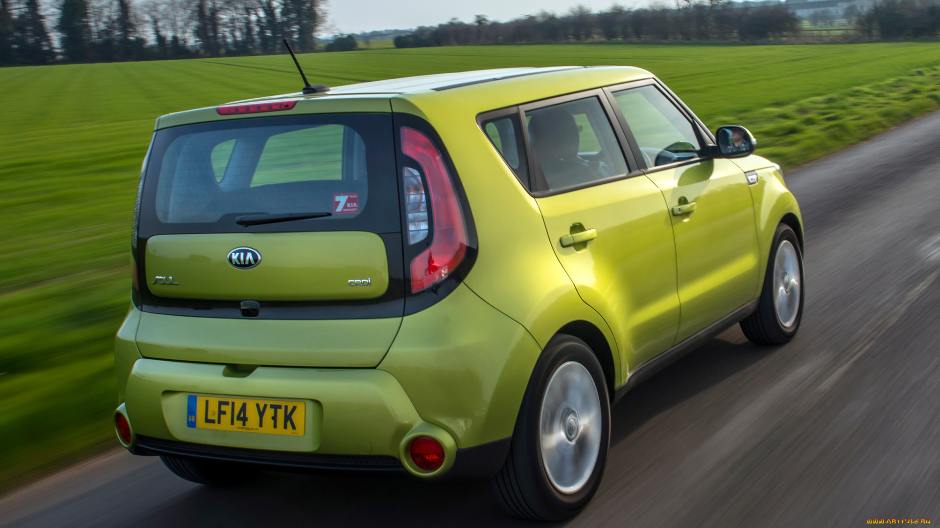 автомобили, kia, 2014, uk-spec, soul, зеленый