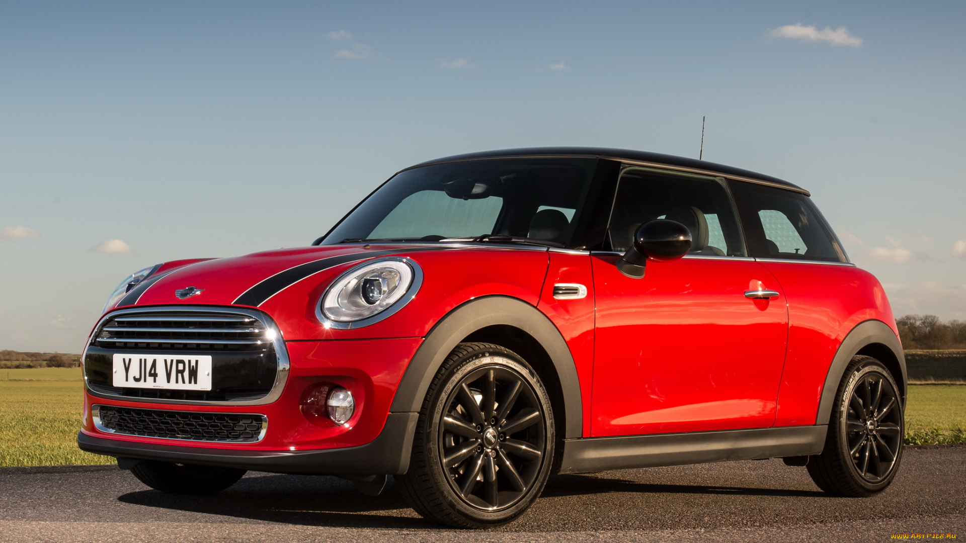 автомобили, mini, красный, 2014, f56, uk-spec, cooper, d