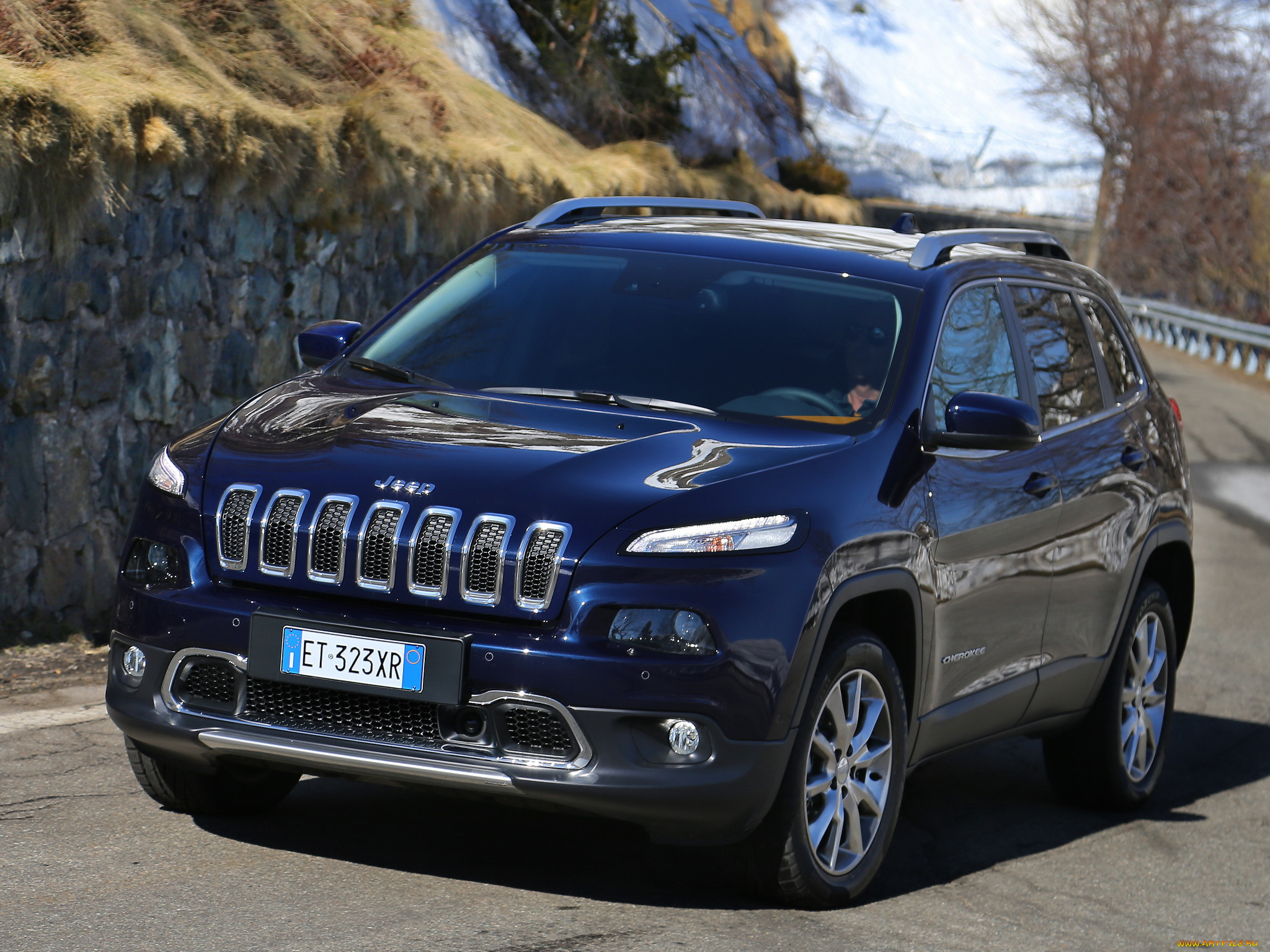 автомобили, jeep, 2014, kl, eu-spec, limited, cherokee, темный