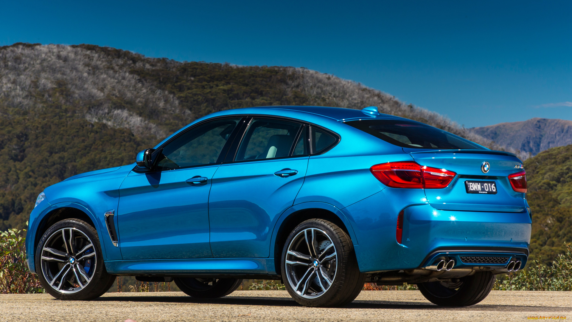 автомобили, bmw, голубой, 2015г, f16, au-spec, x6, m