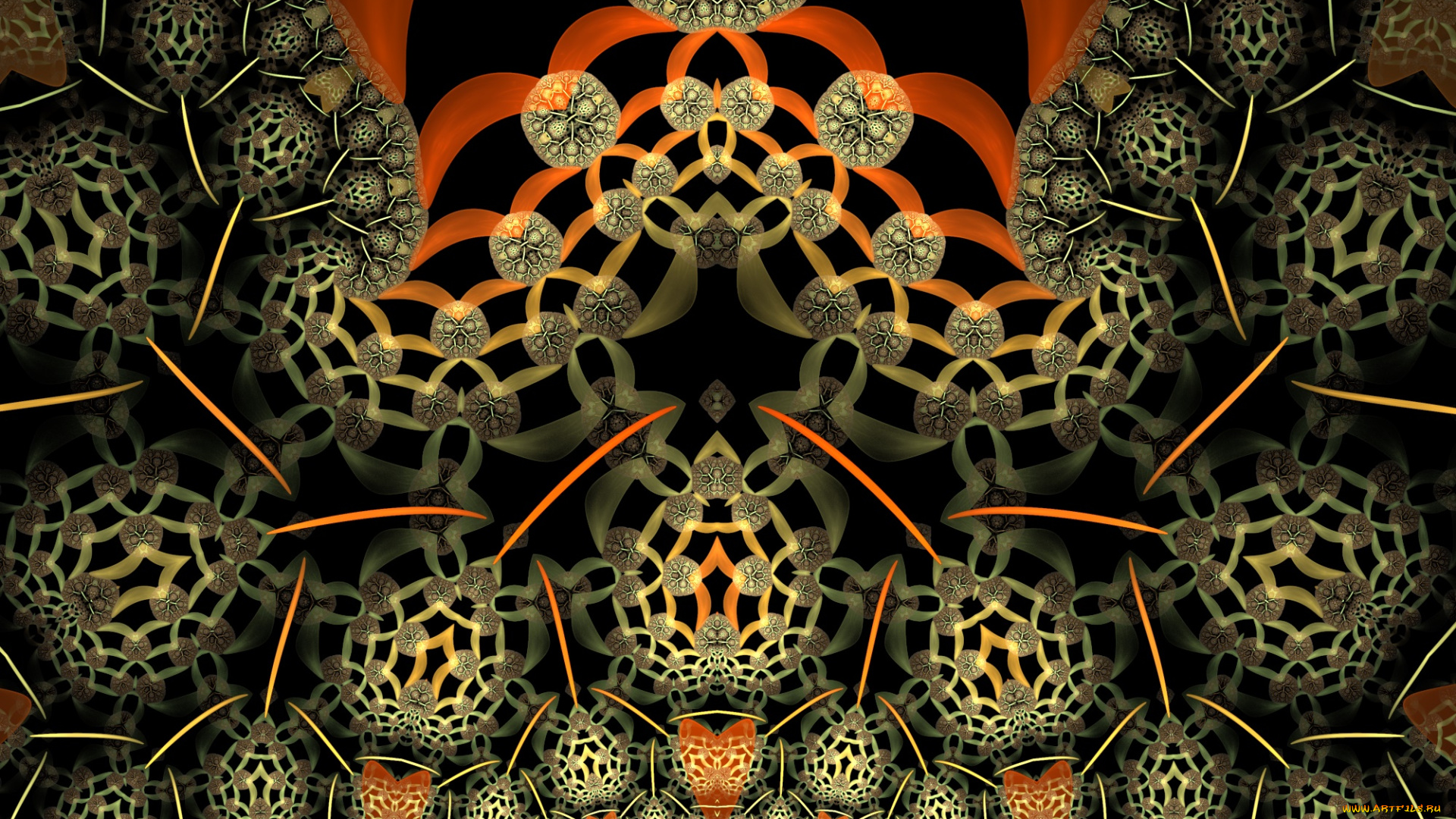 3д, графика, фракталы, , fractal, узор, фон, цвета