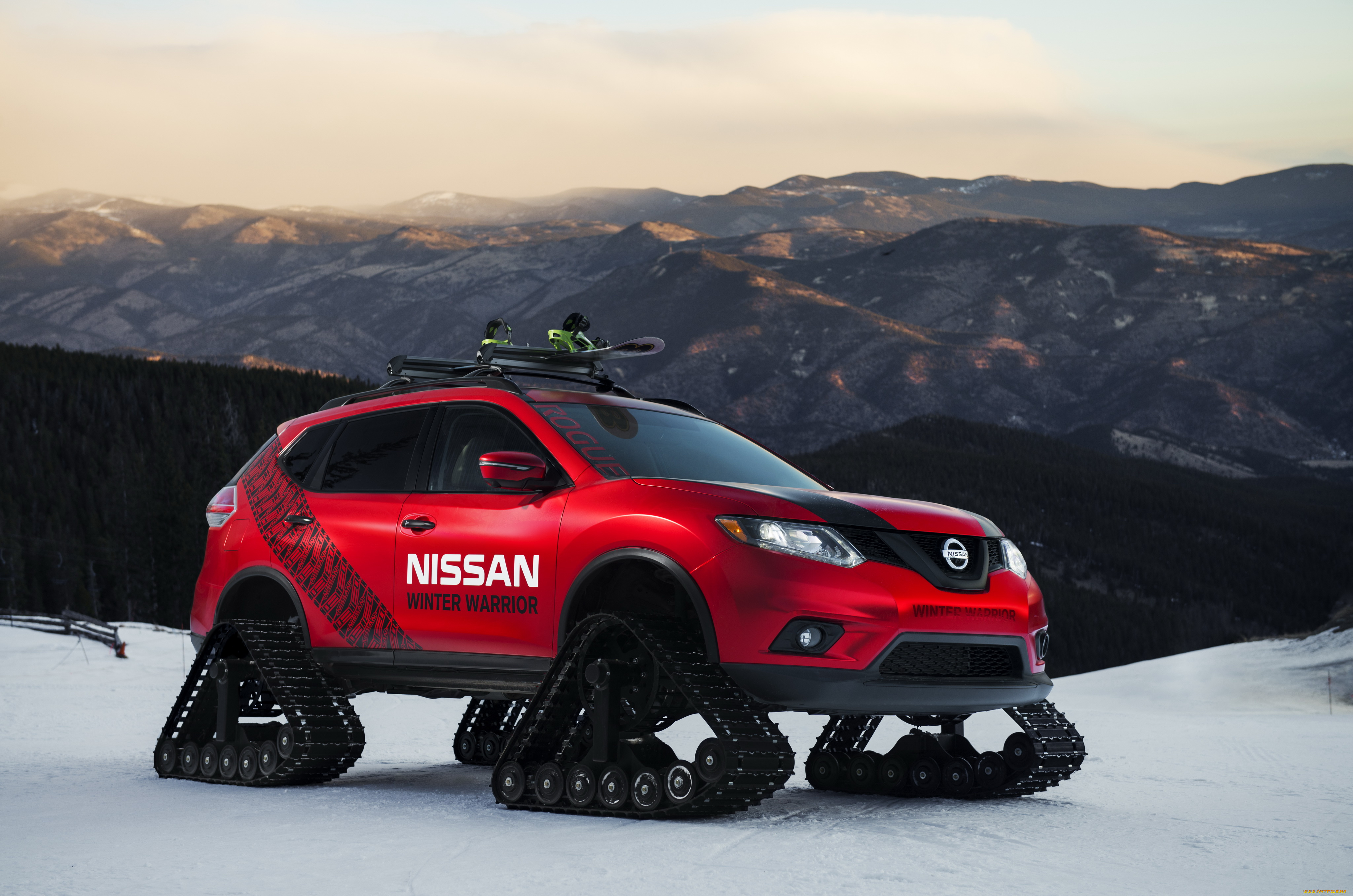 автомобили, nissan, datsun, winter, warrior, pathfinder, 2016г, concept