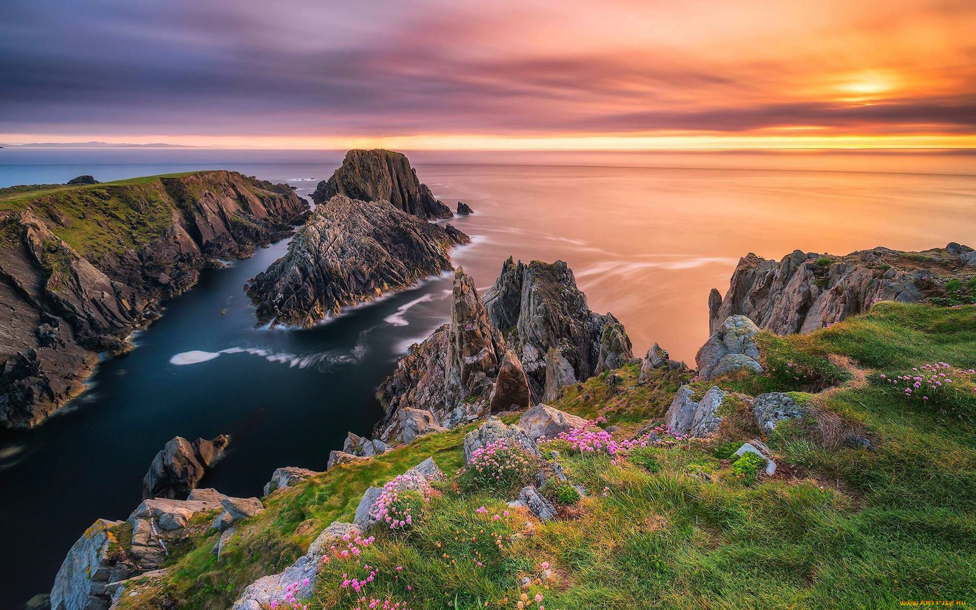 donegal, ireland, природа, побережье