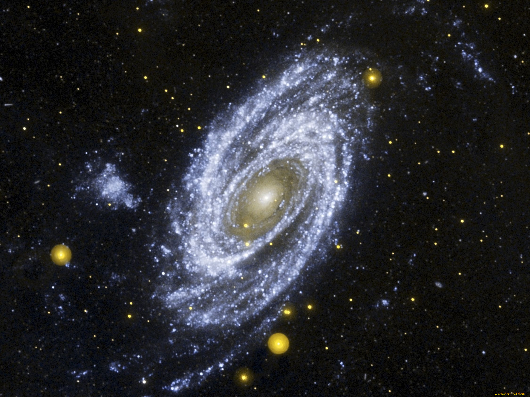 m81, космос, галактики, туманности