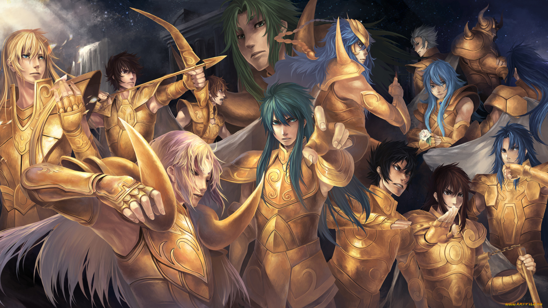 аниме, saint, seiya, kimaku, gemini, kanon, leo, aiolia, арт, pisces, aphrodite, scorpio, milo, virgo, shaka, sagittarius, aiolos, aquarius, camus, cancer, deathmask, the, lost, canvas, saint, seiya, capricor, saga, aries, mu