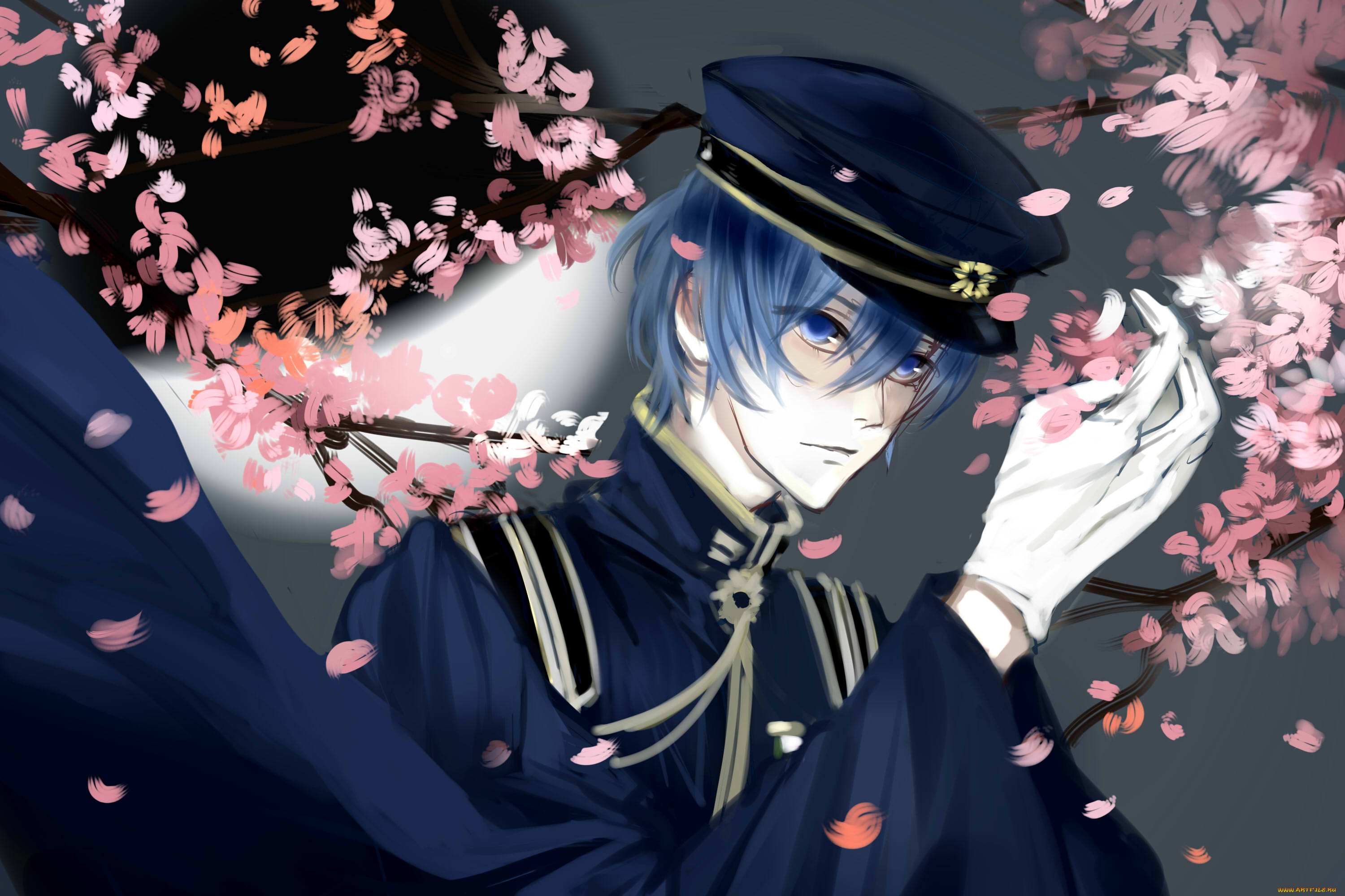 аниме, vocaloid, kaito