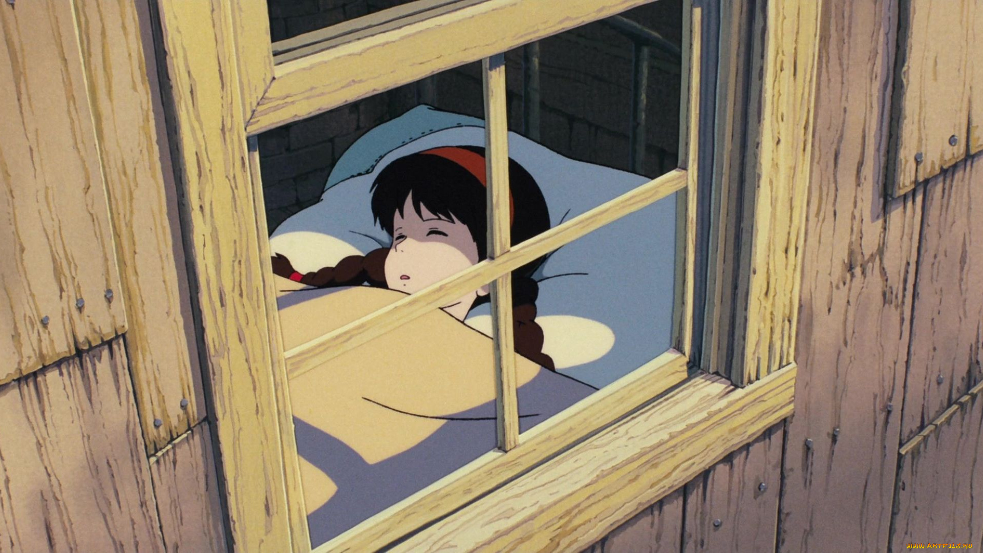tenkuu, no, shiro, laputa, аниме, девочка, сон, окно