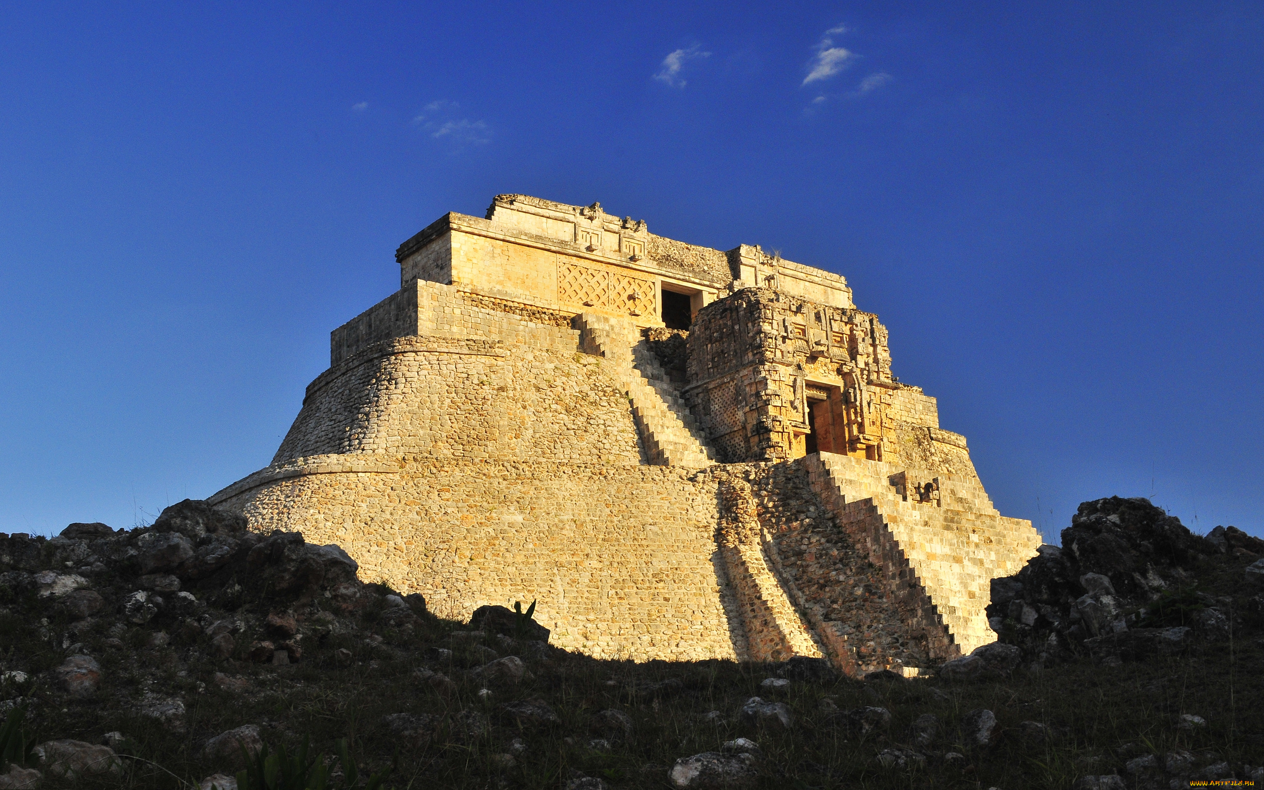 uxmal, города, исторические, архитектурные, памятники, пирамида, храм, древность