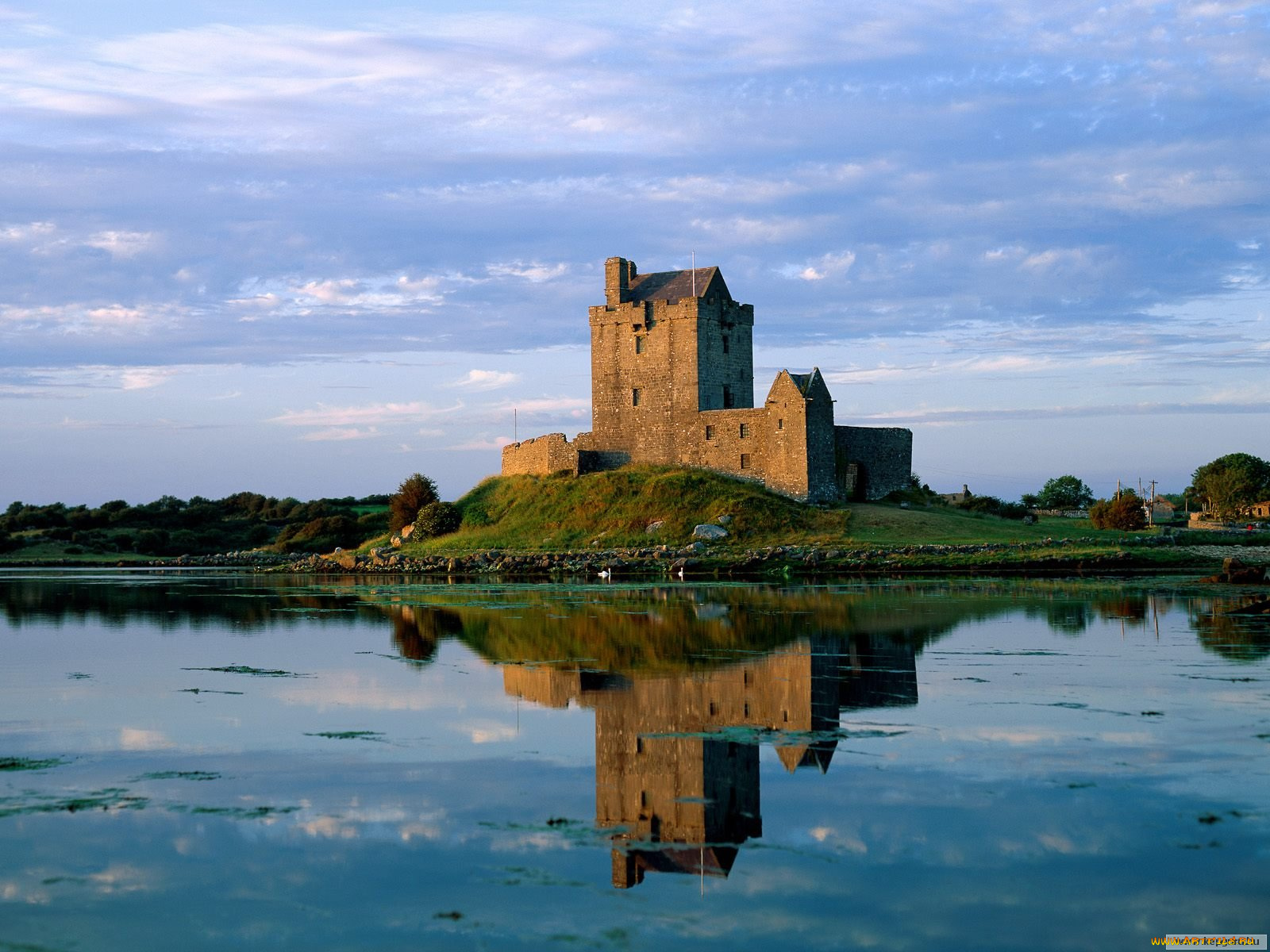 dunguaire, castle, kinvara, county, clare, ireland, города, дворцы, замки, крепости