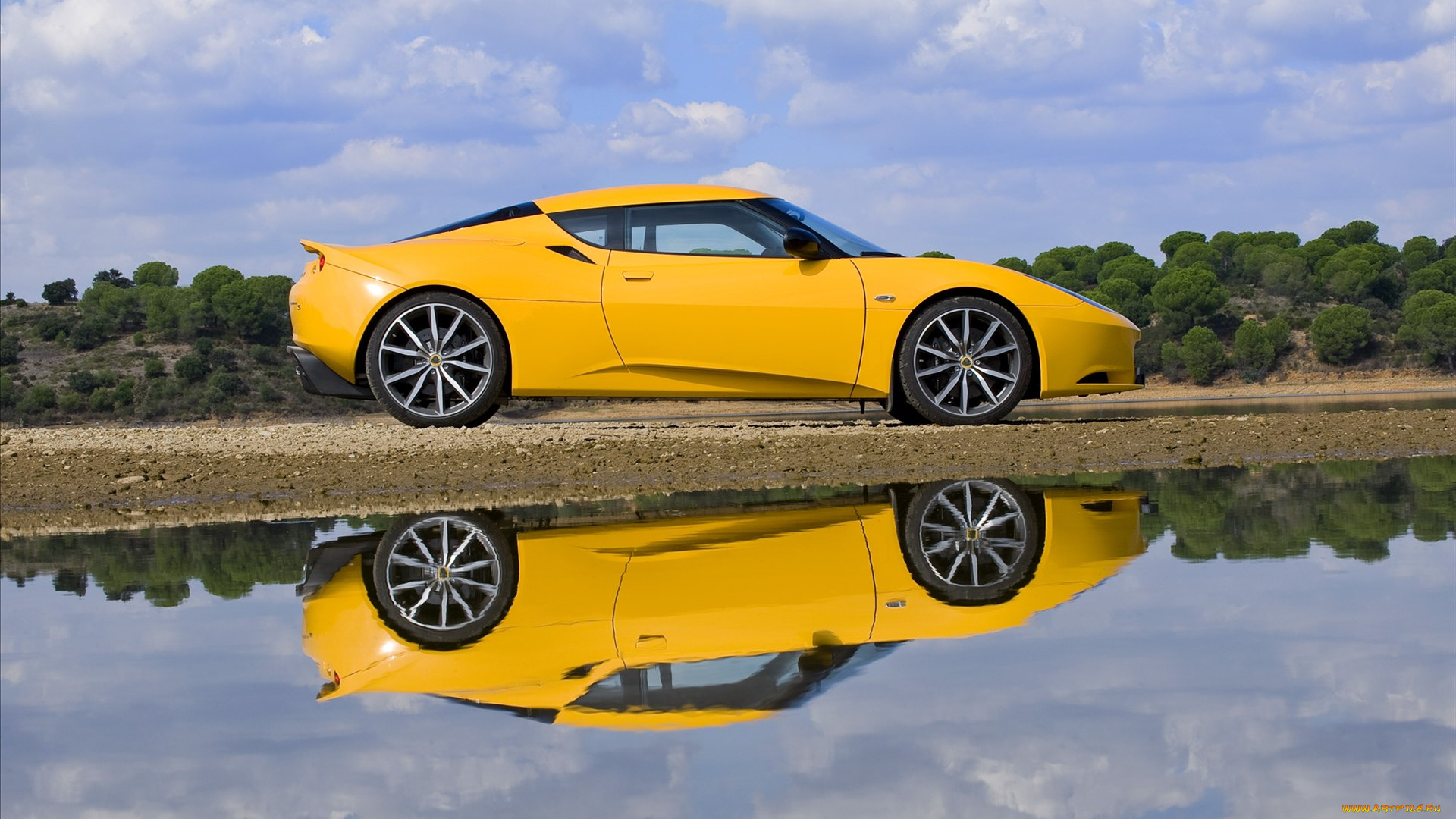 lotus, evora, 2011, автомобили, авто, вода