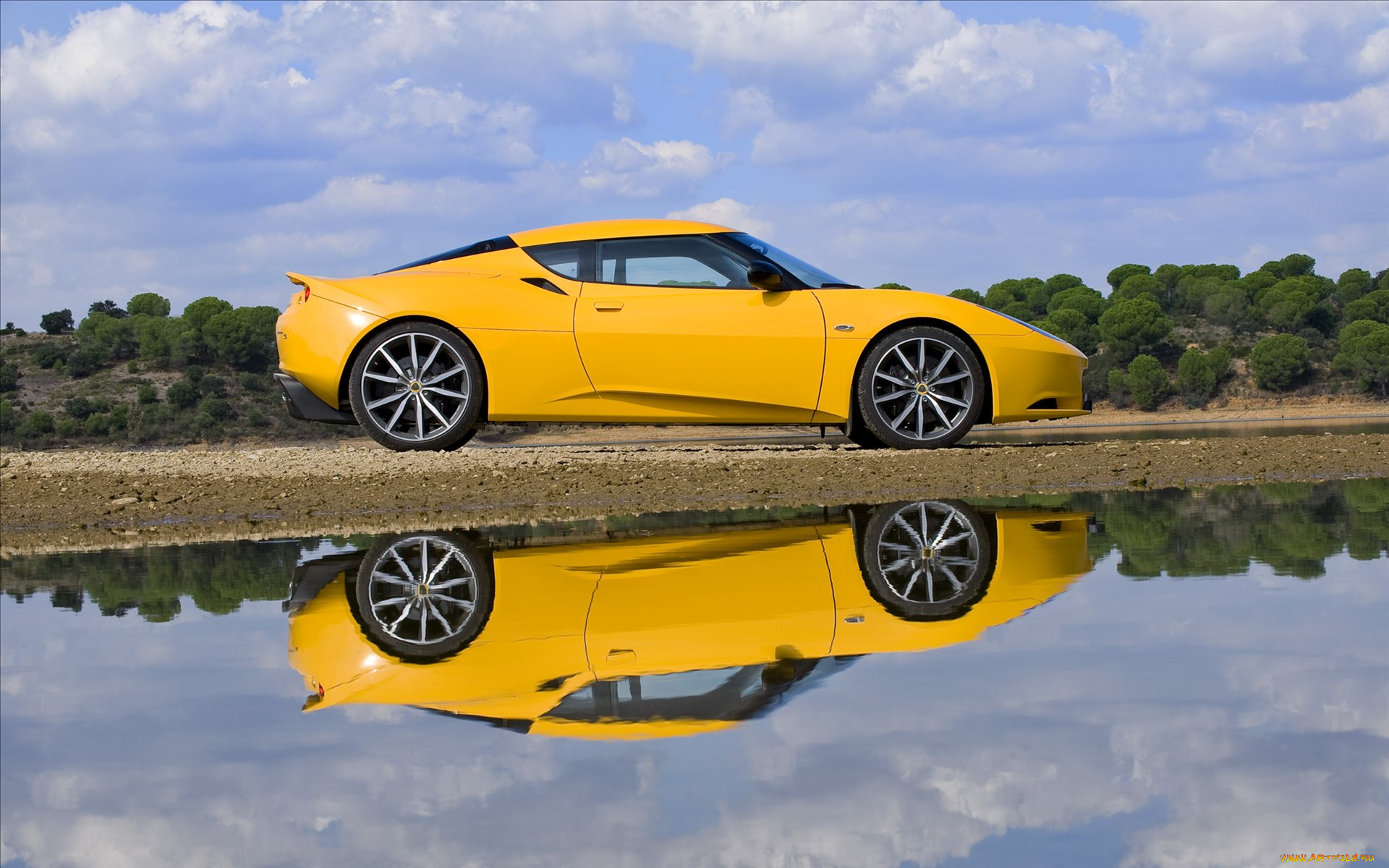 lotus, evora, 2011, автомобили, авто, вода